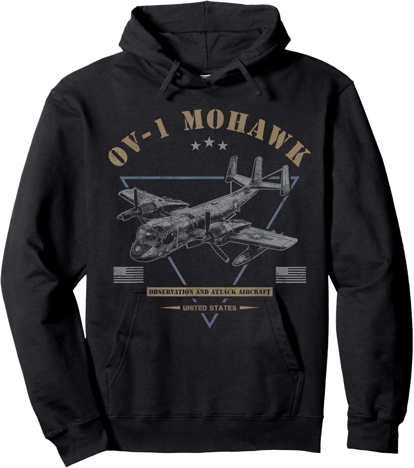 OV-1 Mohawk Hoodie - Hoodie | Black