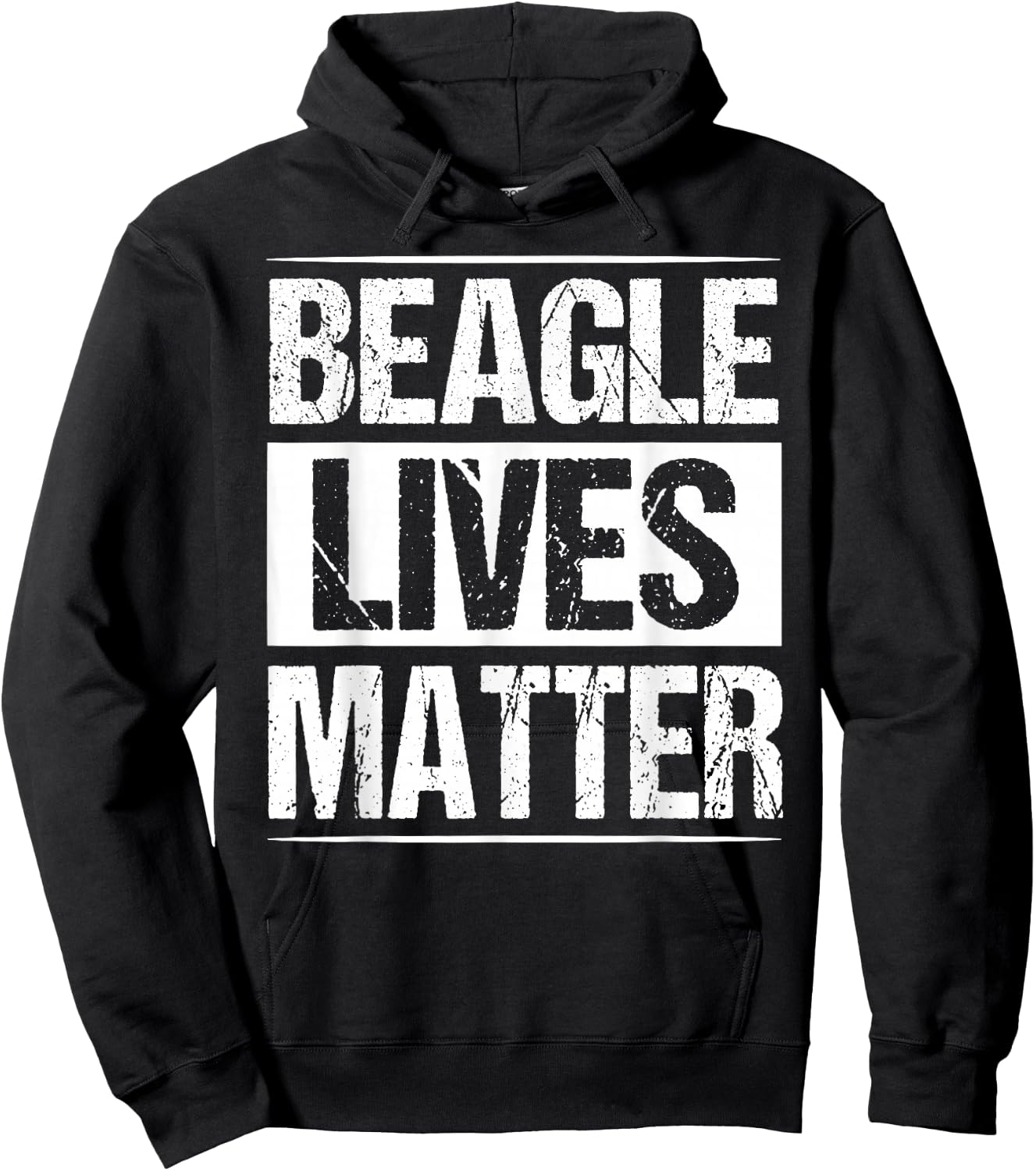 Beagle Lives Matter Shirt Funny Dog Lover Gift Men Women Kids Hoodie - Hoodie | Black