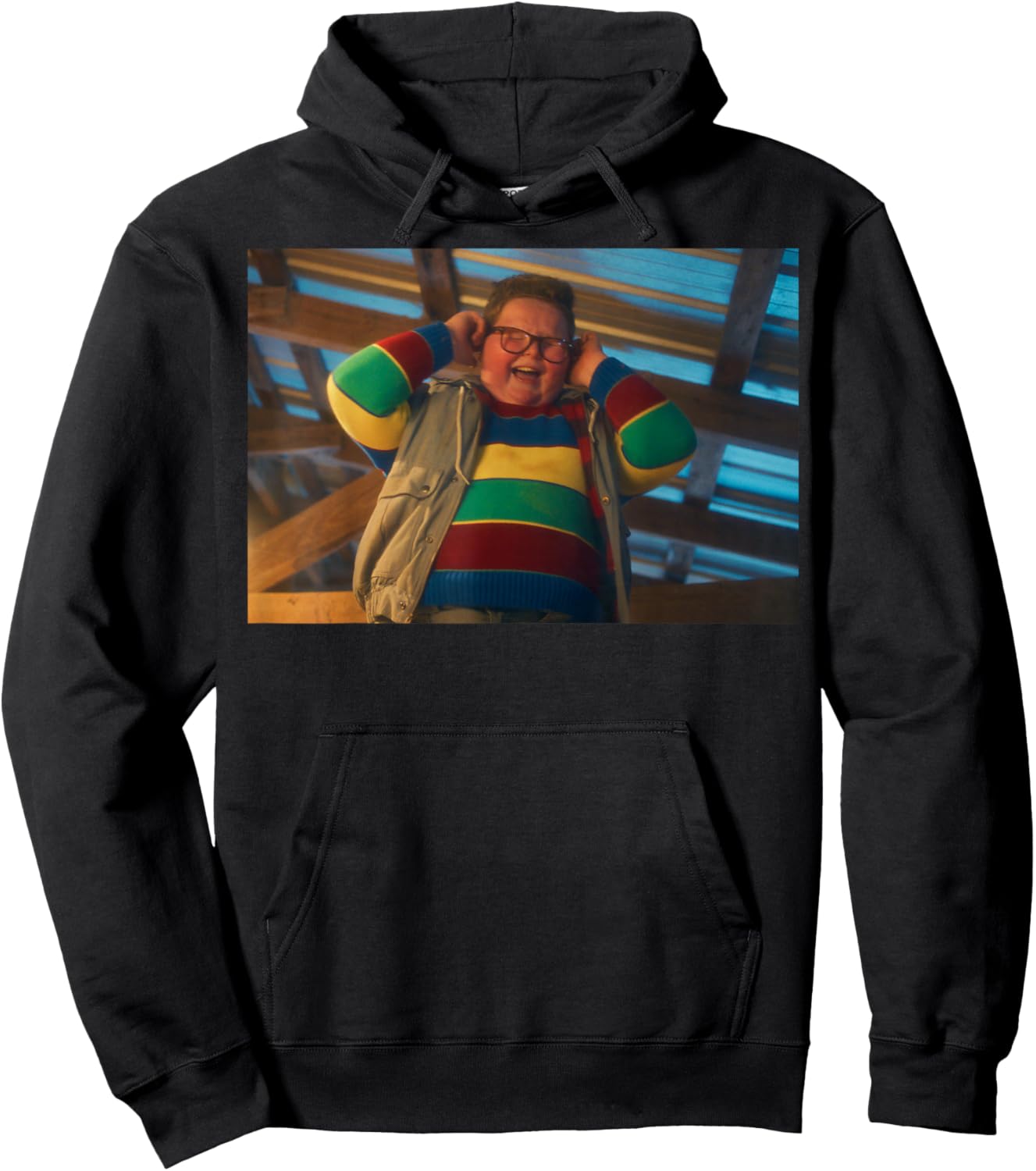 Stranger Things Season 5 Screenshot Derek Scream Hoodie - Hoodie | Black