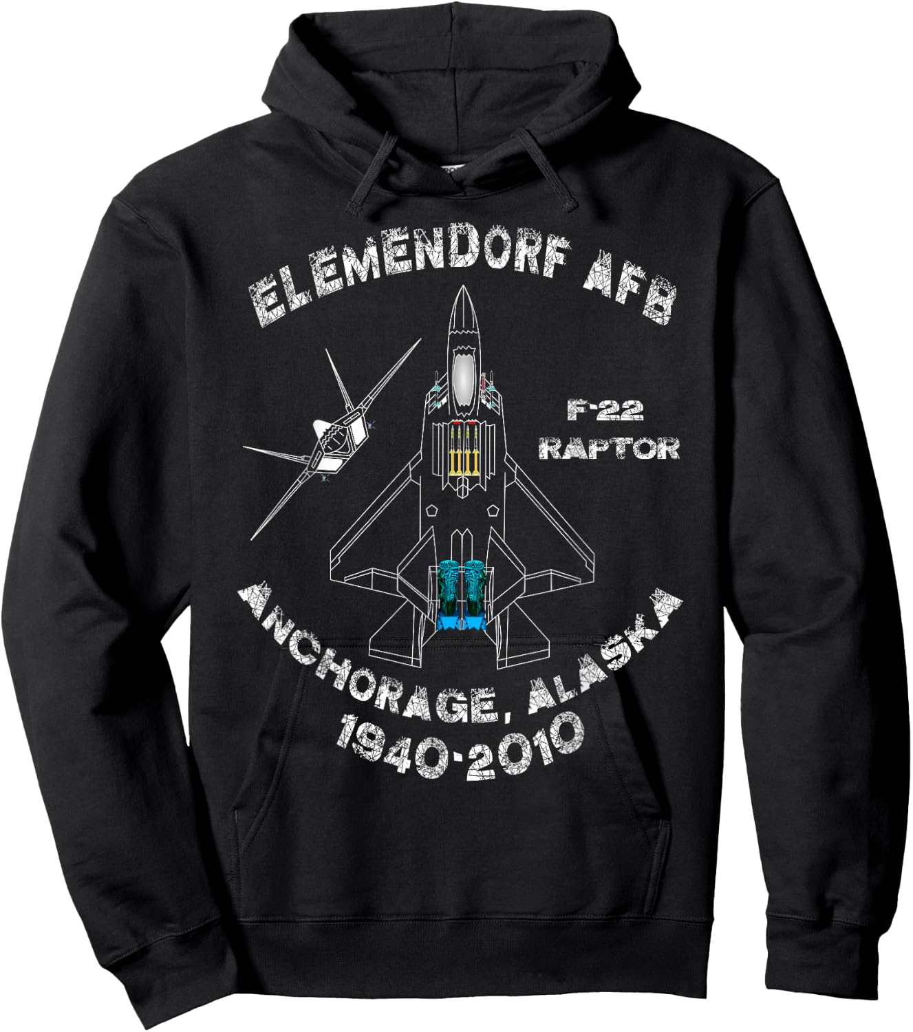 Elmendorf AFB Hoodie - Hoodie | Black