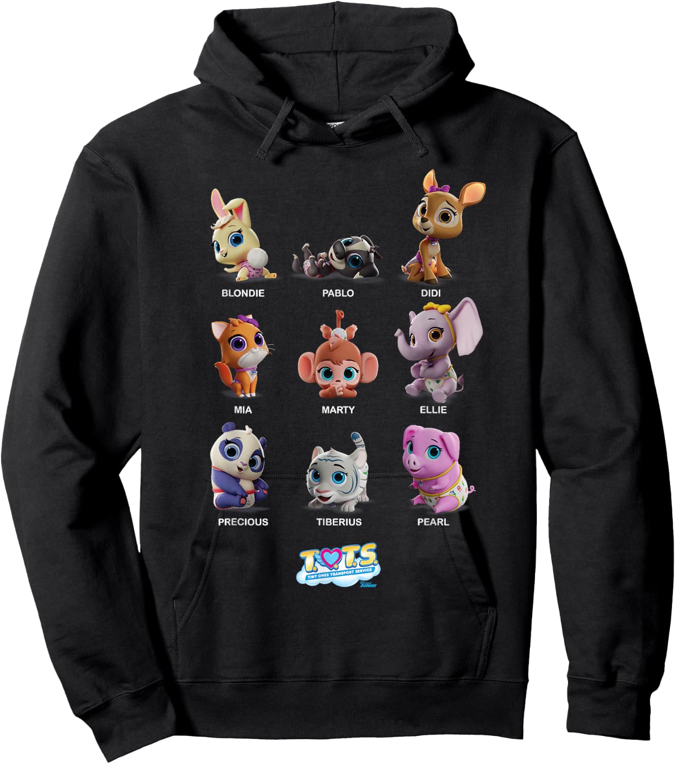 Disney Junior T.O.T.S. Characters Hoodie - Hoodie | Black