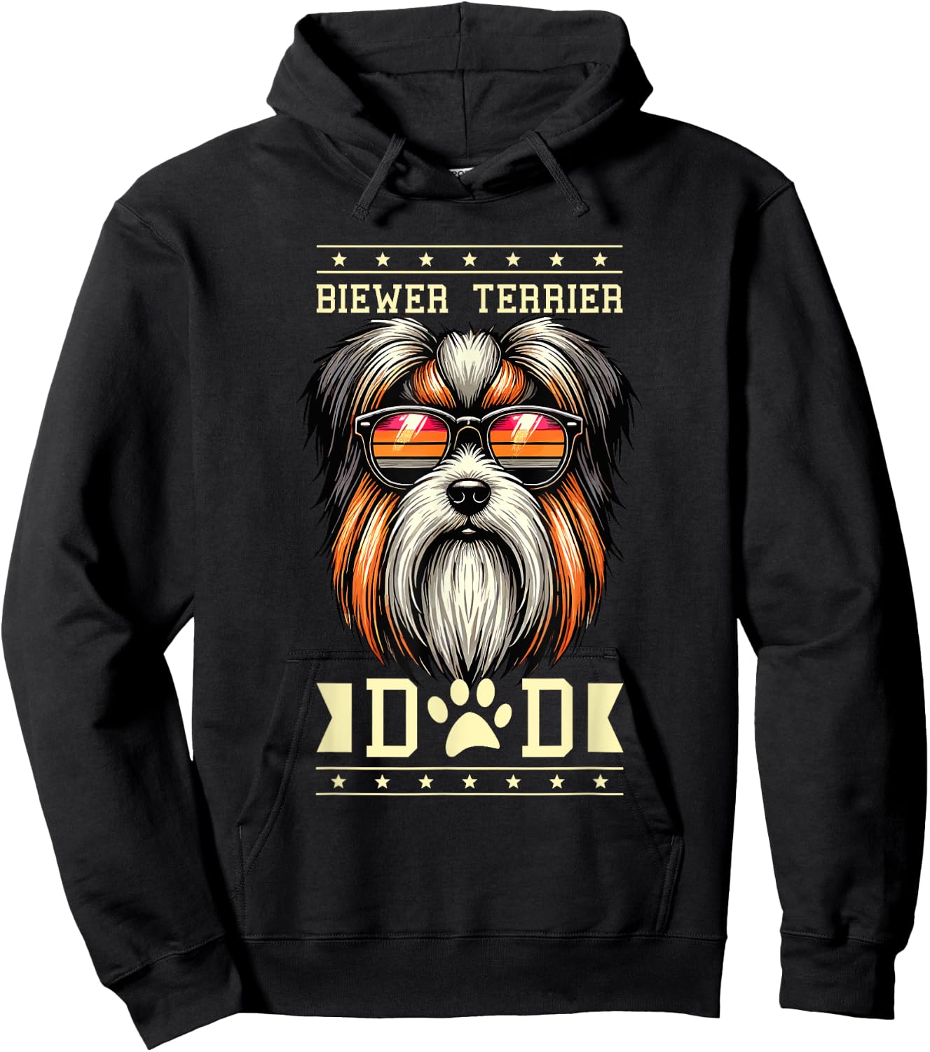Biewer Terrier Dad Hoodie - Hoodie | Black