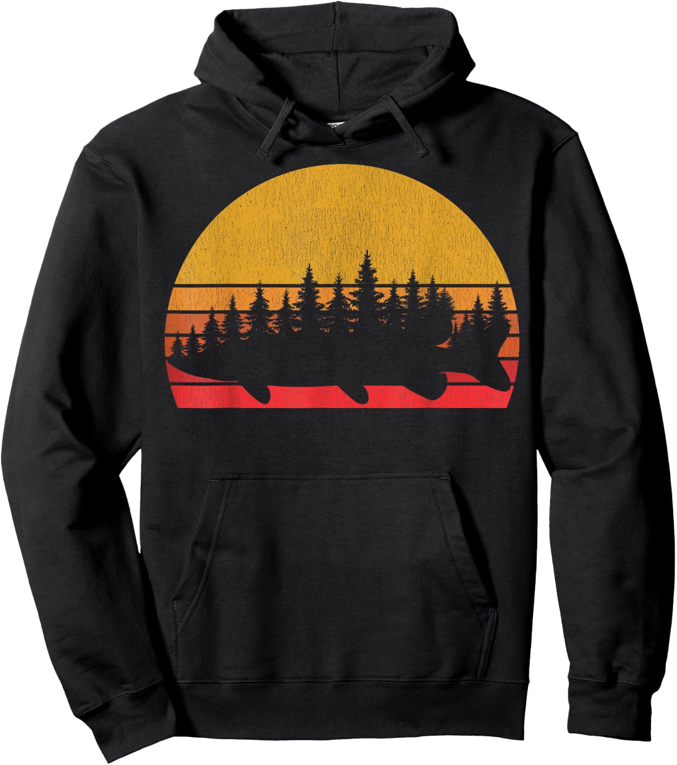 Northern Pike Fishing Fisherman Angling Hoodie - Hoodie | Black