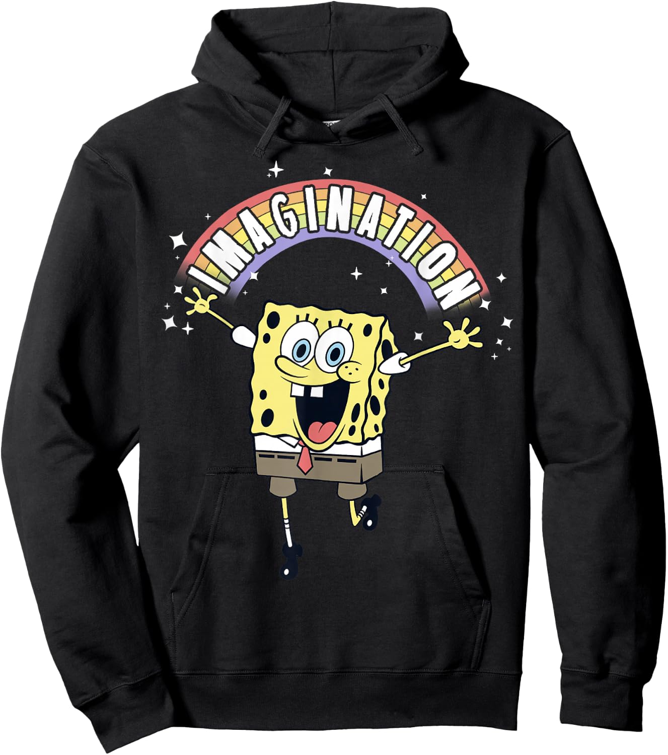SpongeBob SquarePants Imagination Rainbow Hoodie - Hoodie | Black
