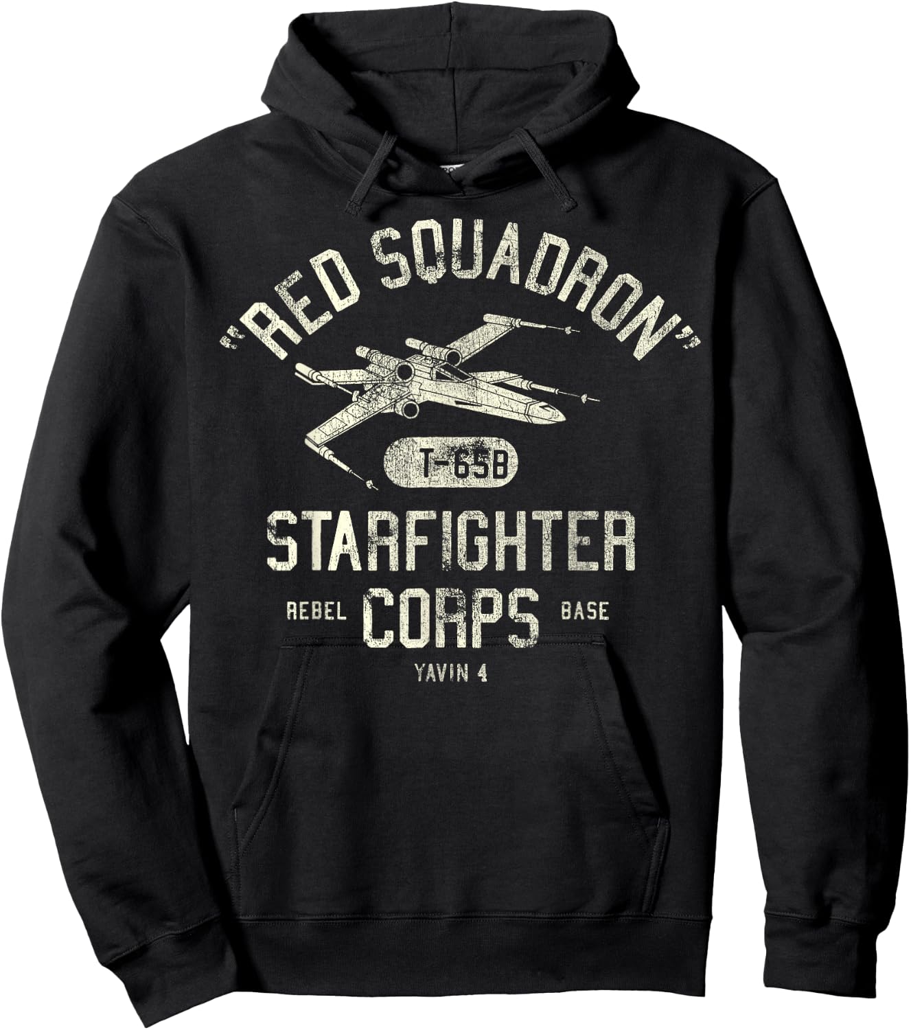Star Wars Rebel X-Wing Starfighter Corps Graphic Hoodie - Hoodie | Black