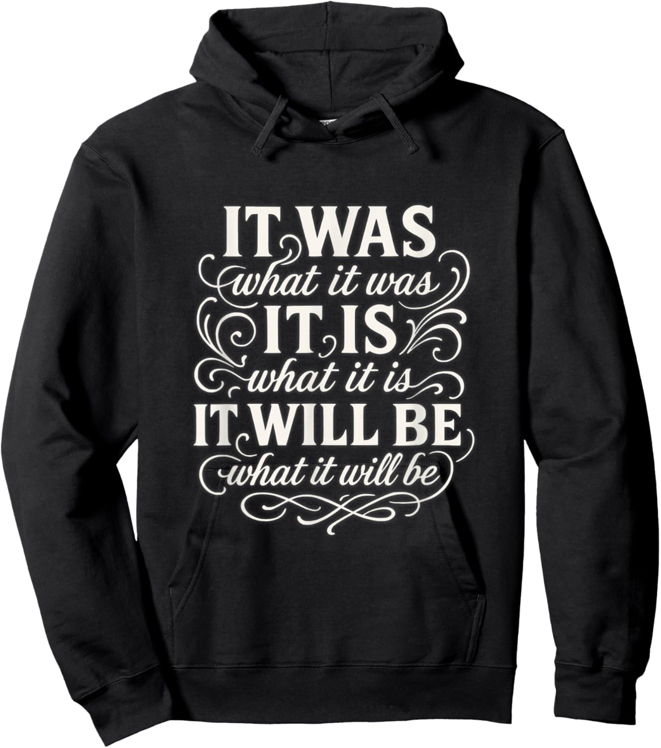 It is What it is, Unbothered, Mindset Quote, Healing Words Hoodie - Hoodie | Black