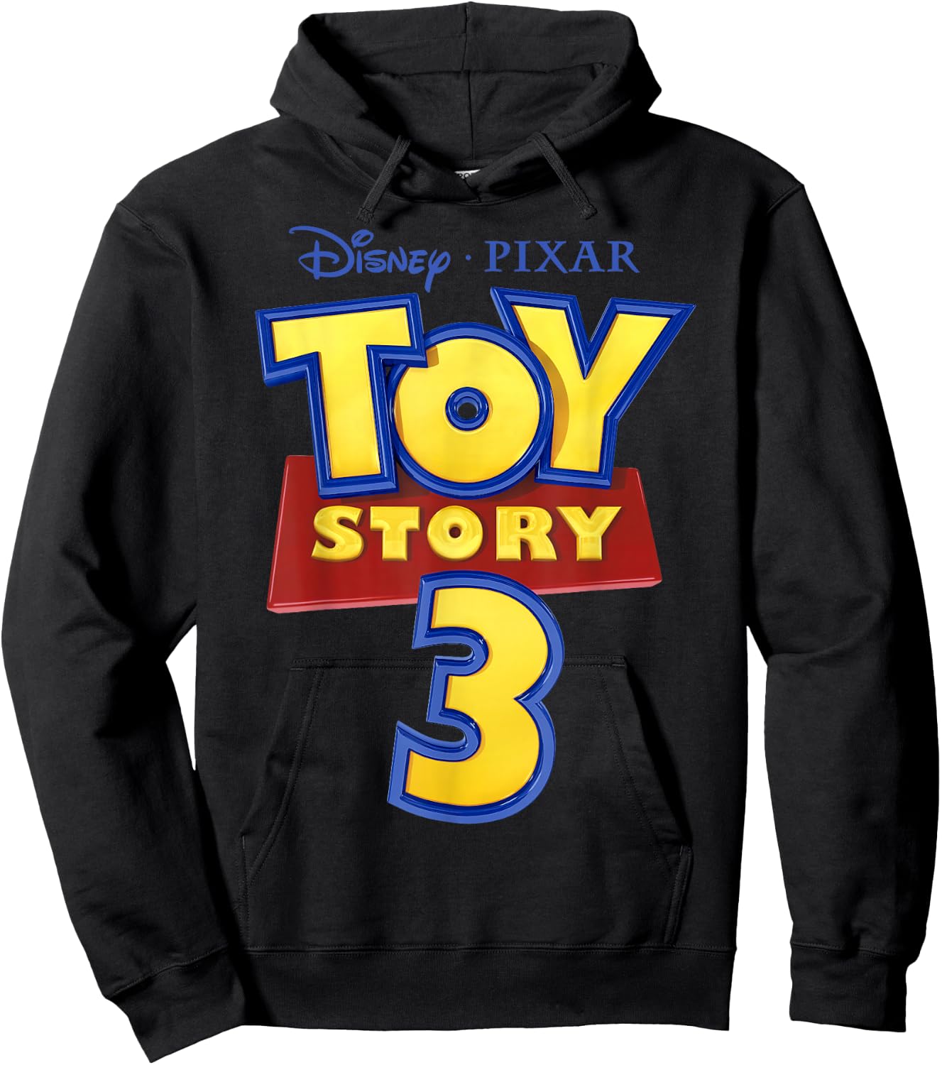 Disney Pixar Toy Story 3 Original Logo Hoodie - Hoodie | Black