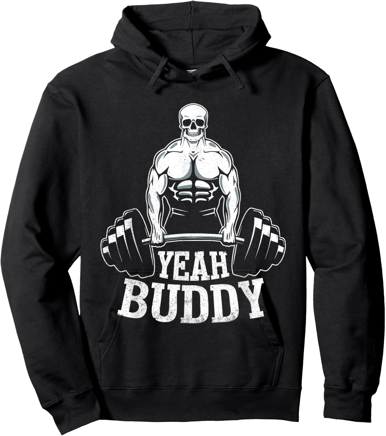 Yeah Buddy Novelty Weightlifting Fitness Hoodie - Hoodie | Black