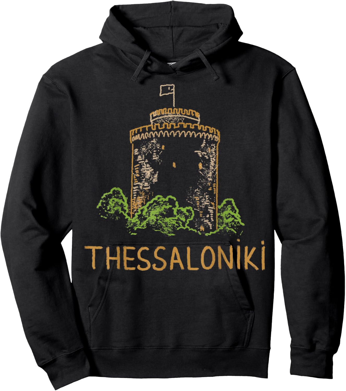 Thessaloniki city Shirt T Shirt Hoodie - Hoodie | Black
