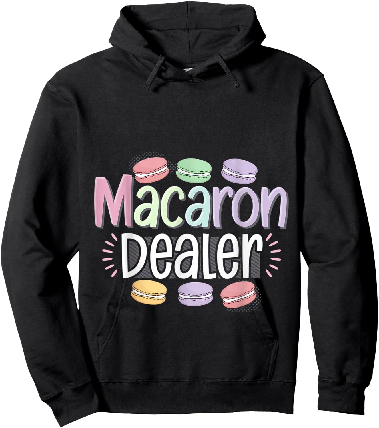 Macaron Dealer Baker Pastry Chef Hoodie - Hoodie | Black