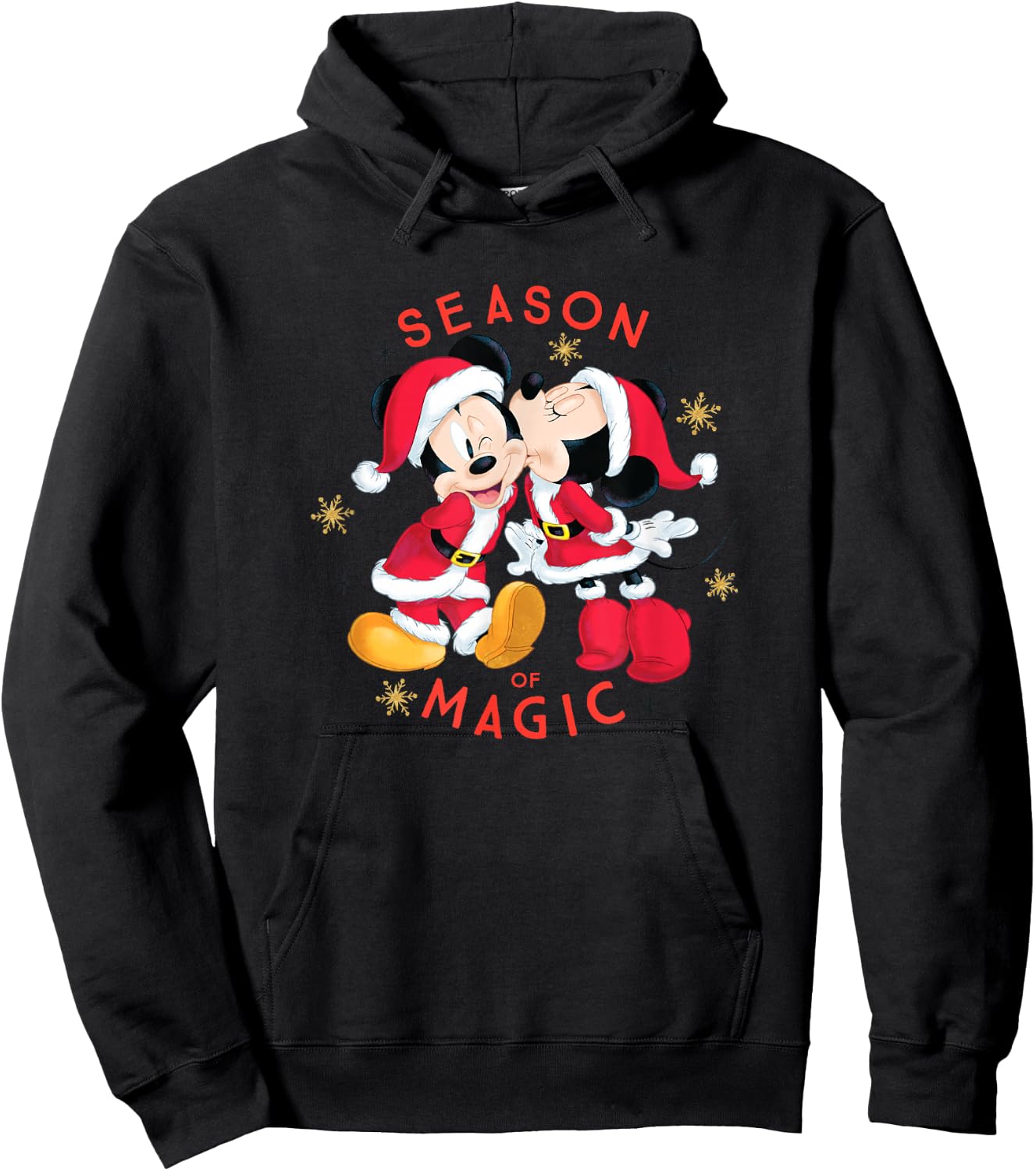 Disney Santa Mickey and Minnie Season of Magic Hoodie - Hoodie | Black