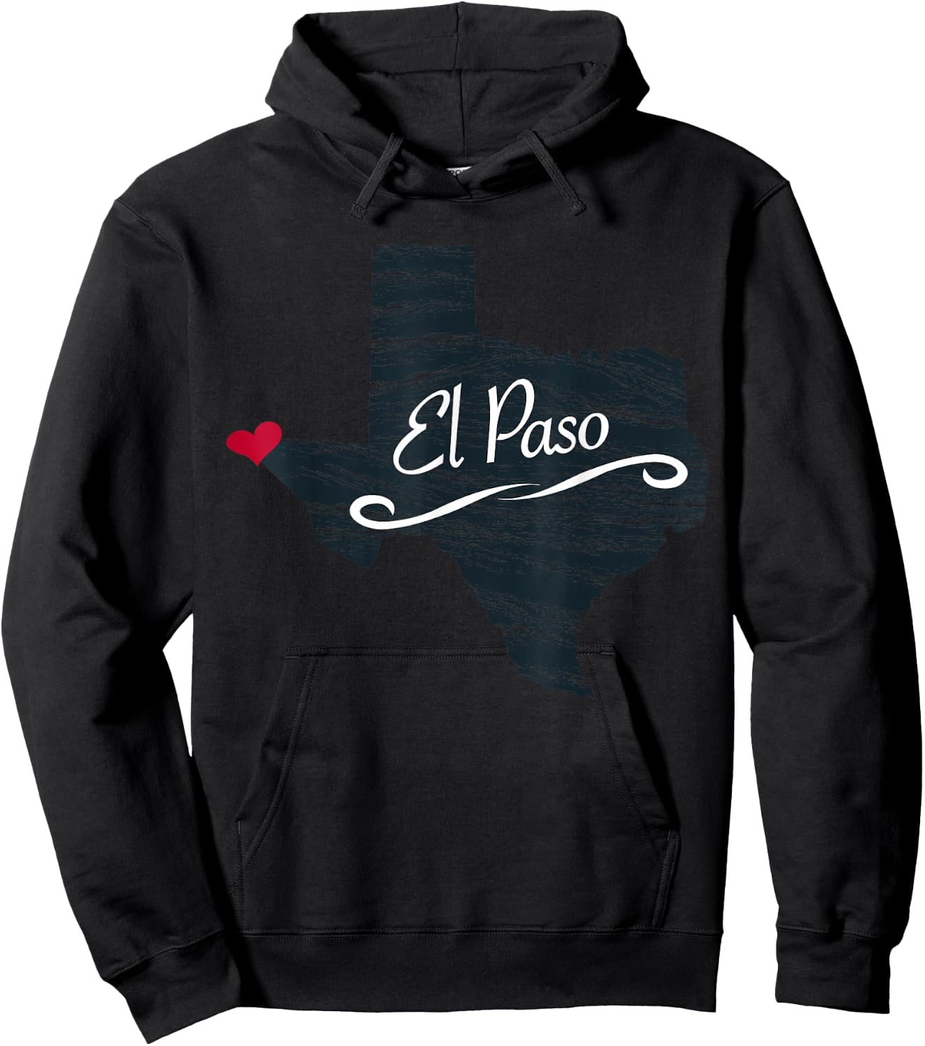 El Paso Texas | TX Gift - Men's Women's Kid's Hoodie - Hoodie | Black