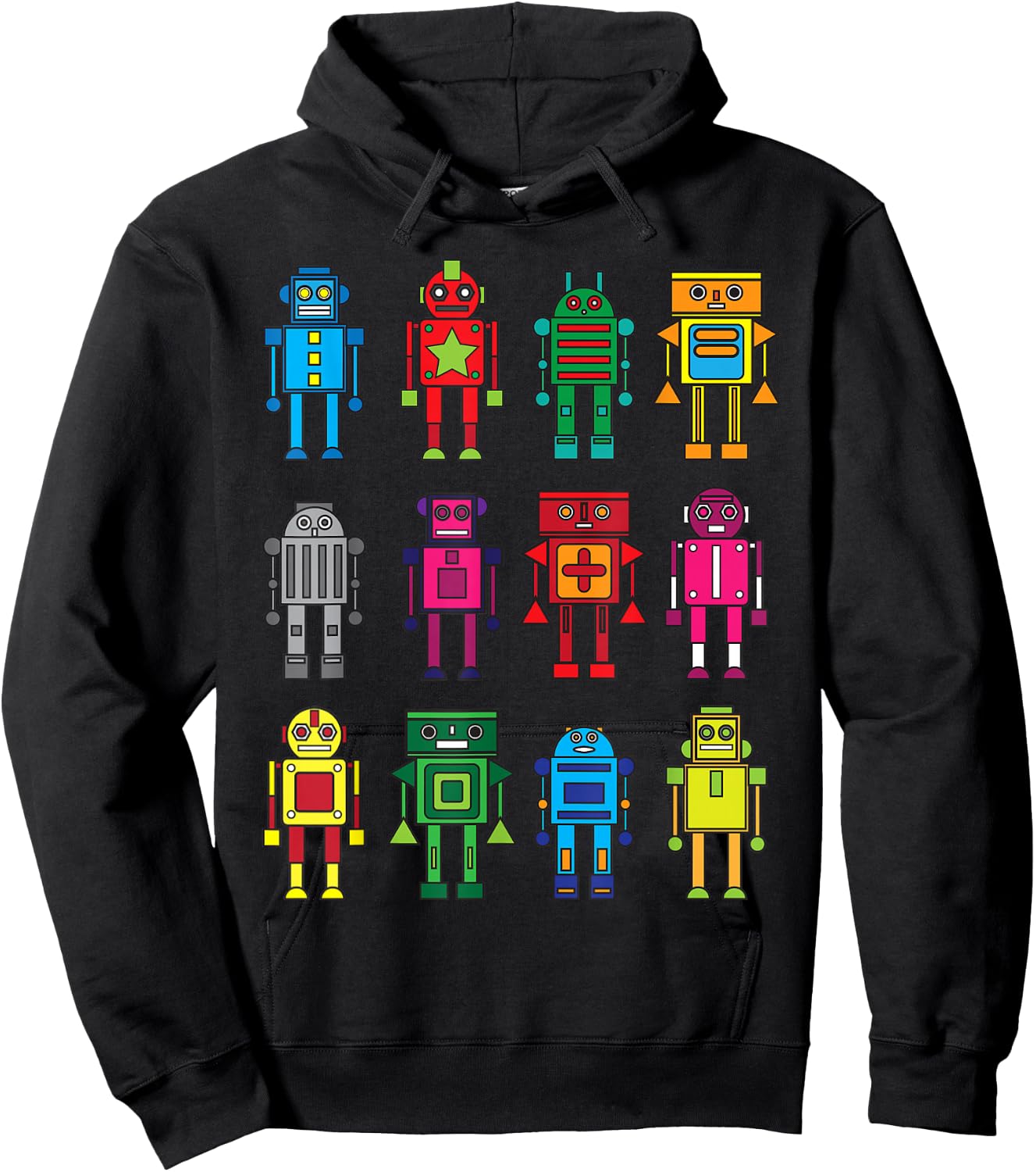 Robot Shirt Funny Robot Technology Hoodie - Hoodie | Black