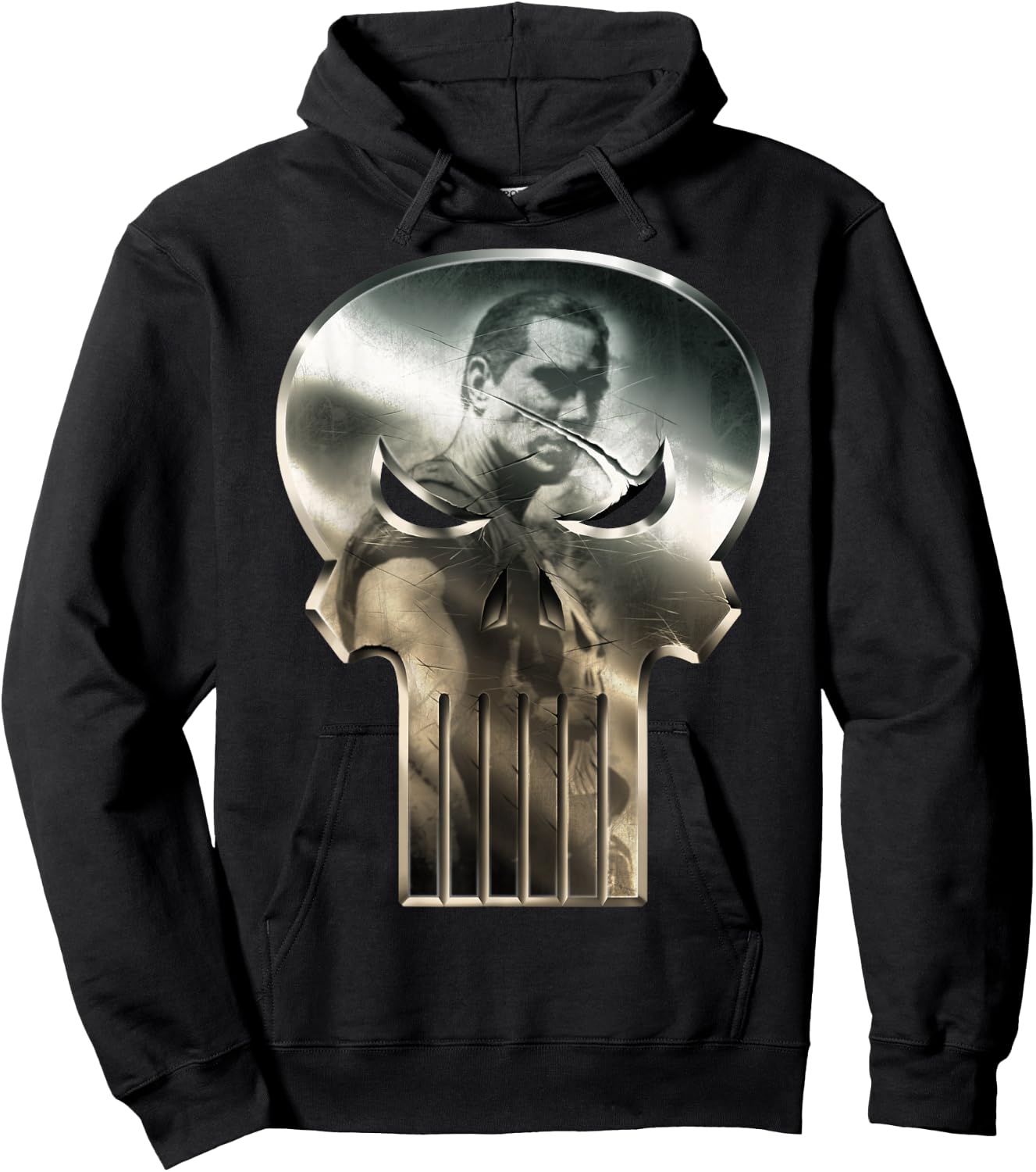 Marvel The Punisher Reflection of Anguish Graphic Hoodie - Hoodie | Black