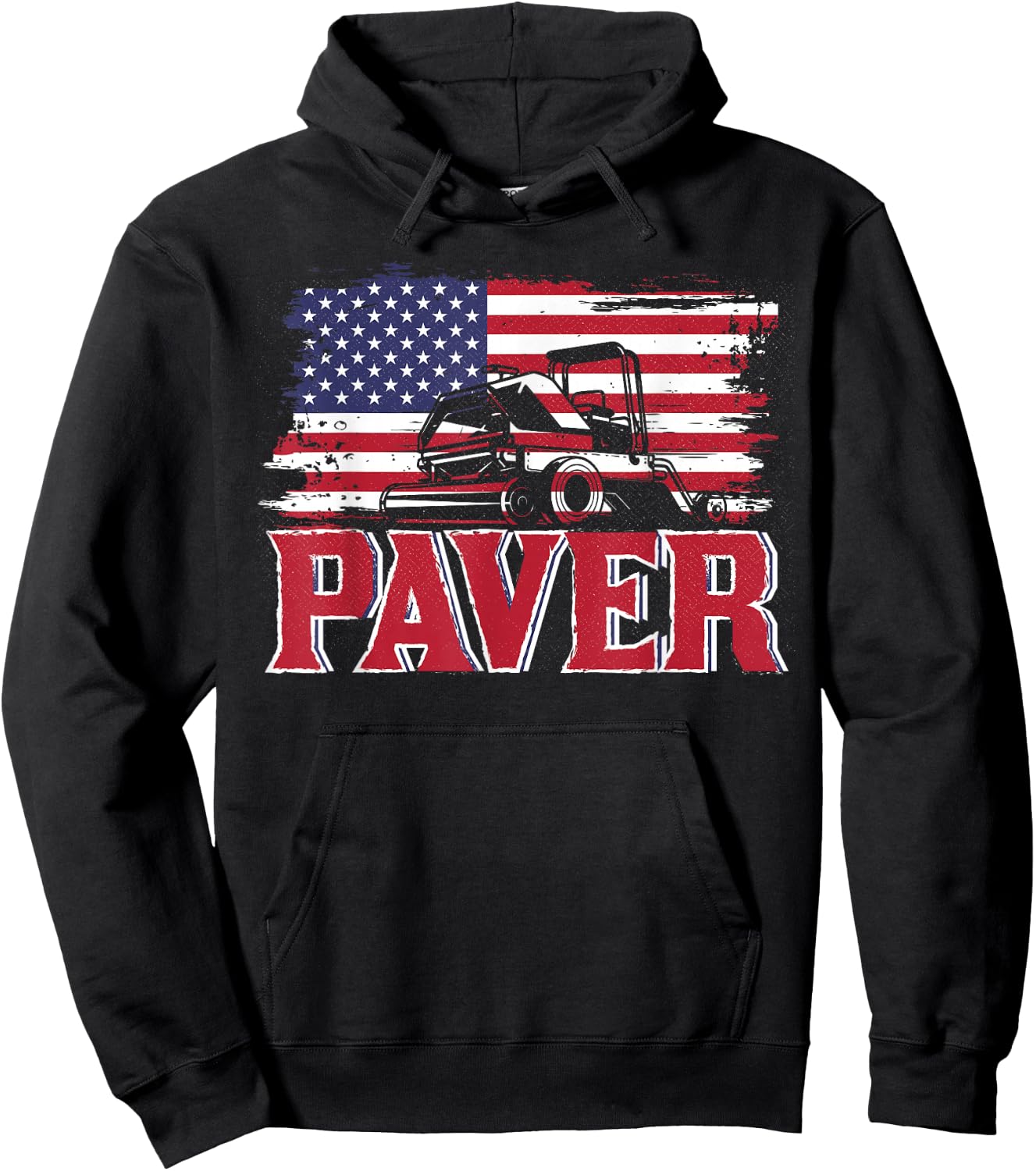 Asphalt and Paving Worker Hoodie - Hoodie | Black