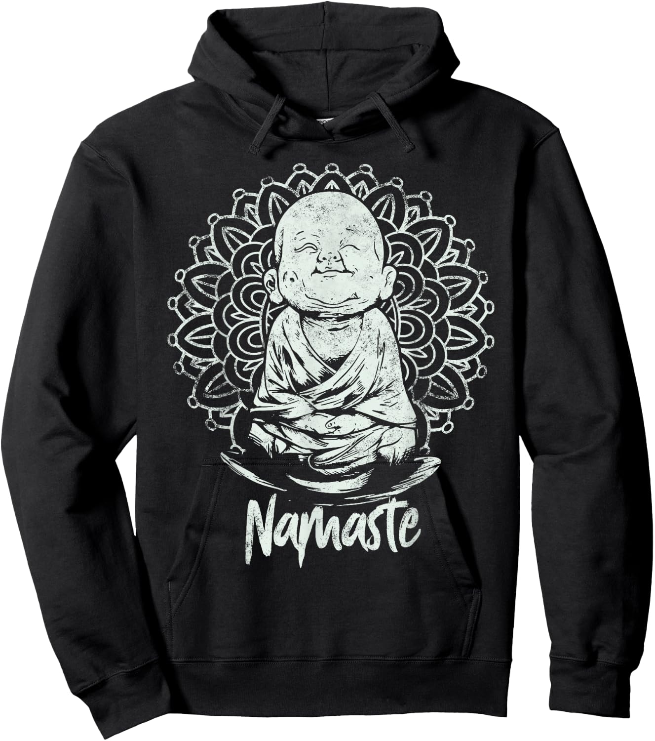 BUDDHA YOGA YOGA namaste Gift & women Hoodie - Hoodie | Black
