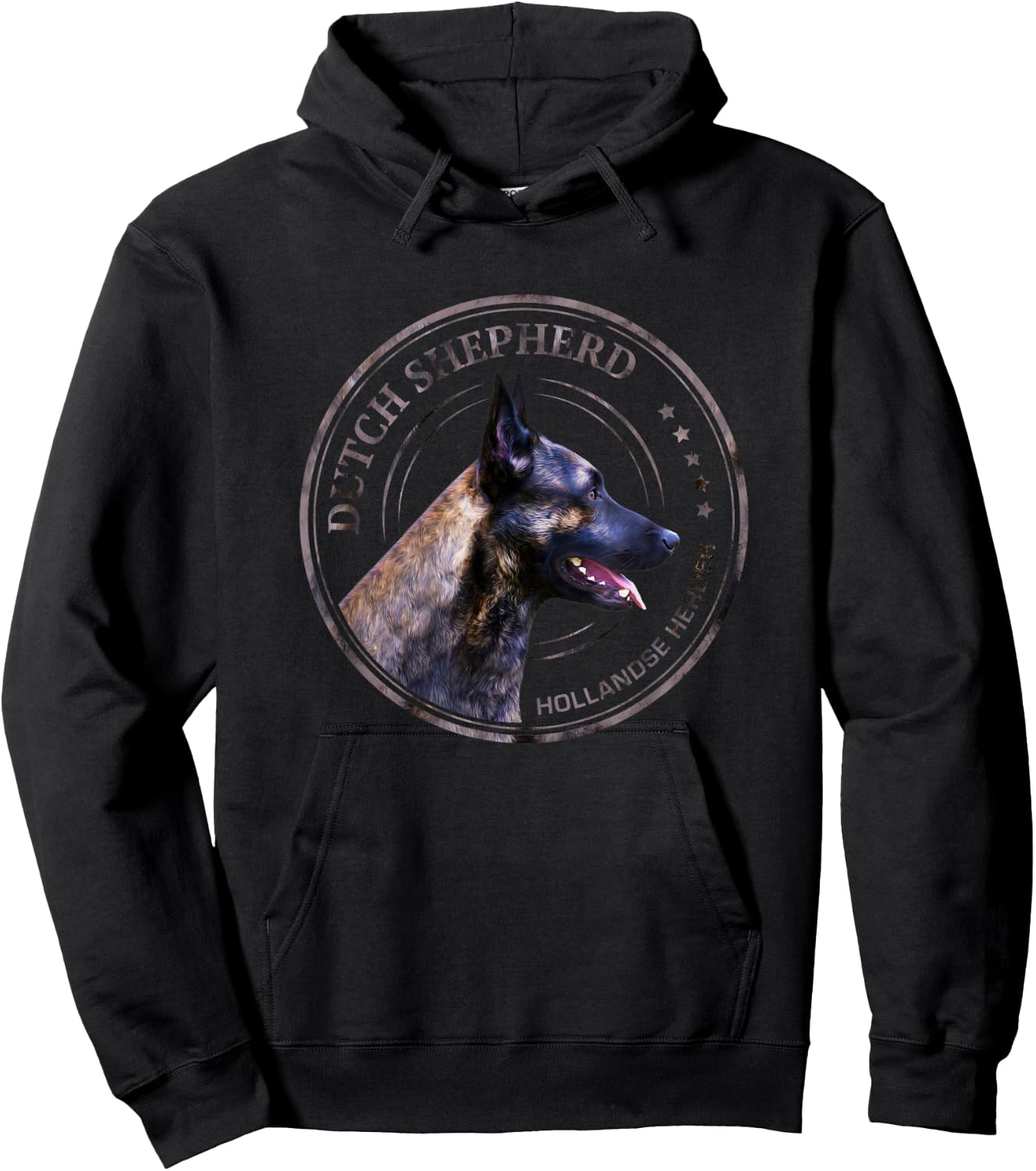 Dutch Shepherd - Dutchie Hoodie - Hoodie | Black