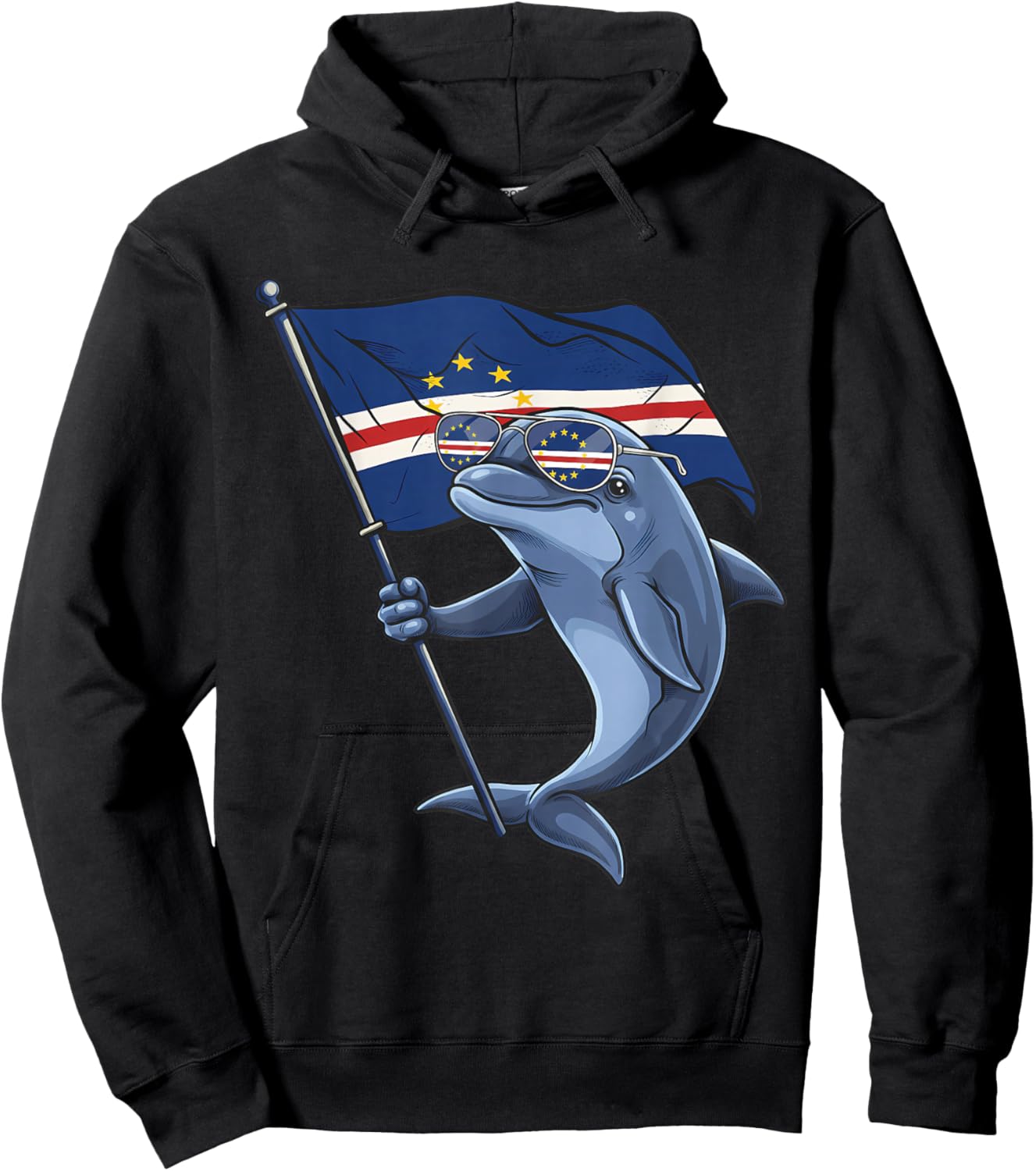 Cape Verde Flag Cape Verdean Roots Cabo Verde Hoodie - Hoodie | Black