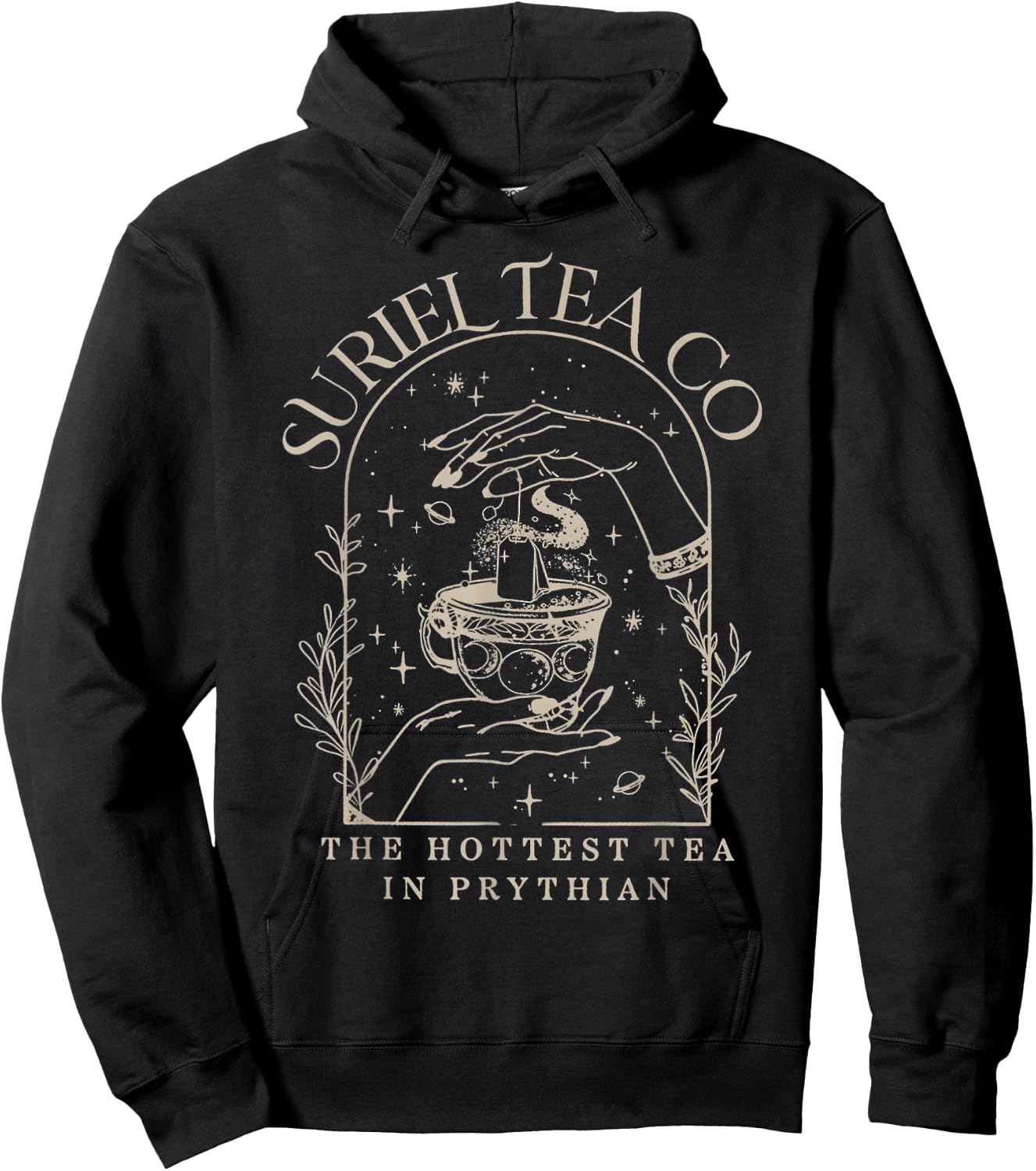 Suriel Tea Co Company The Hottest Tea in Prythian. Hoodie - Hoodie | Black
