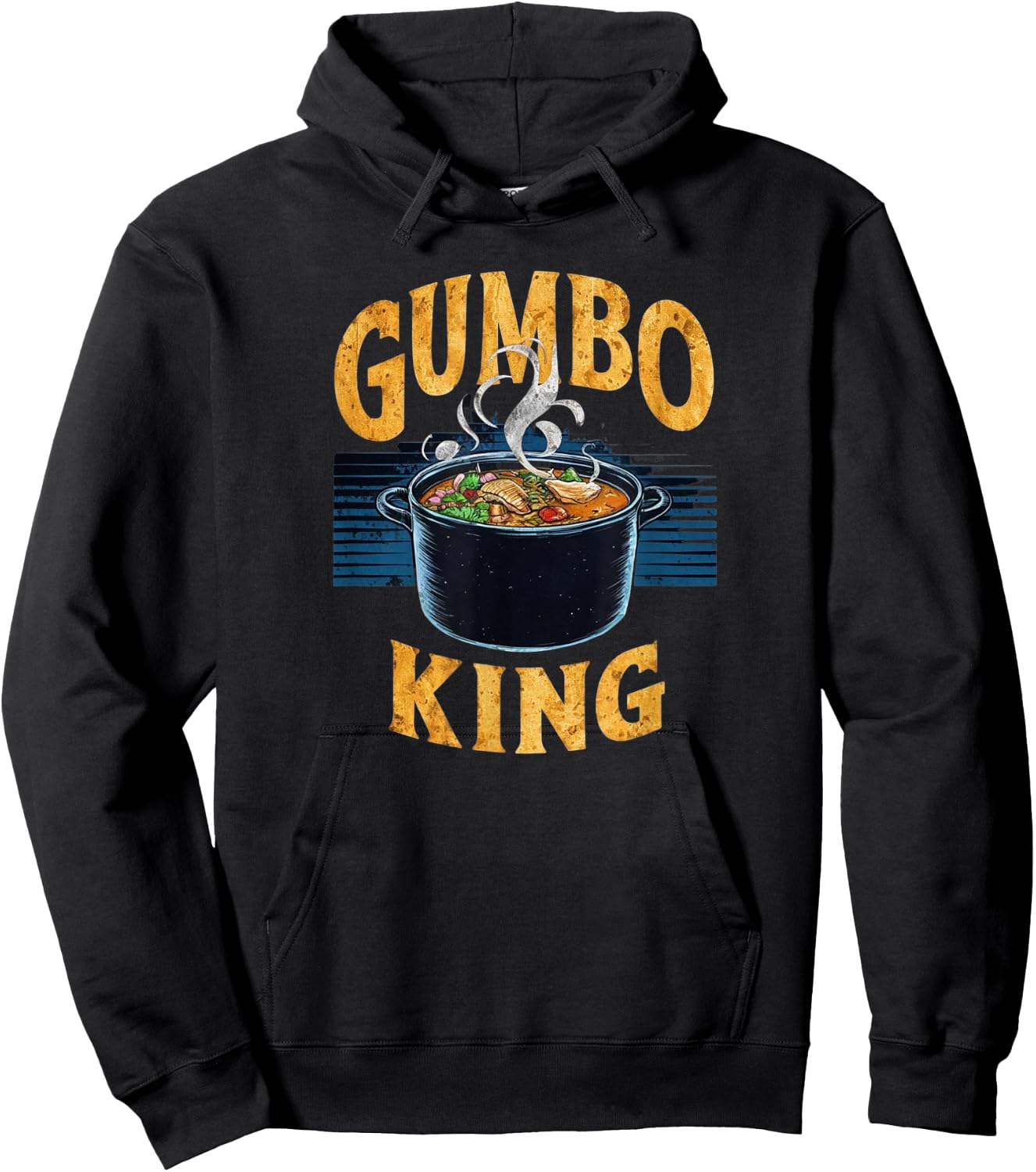 Gumbo King Hoodie - Hoodie | Black