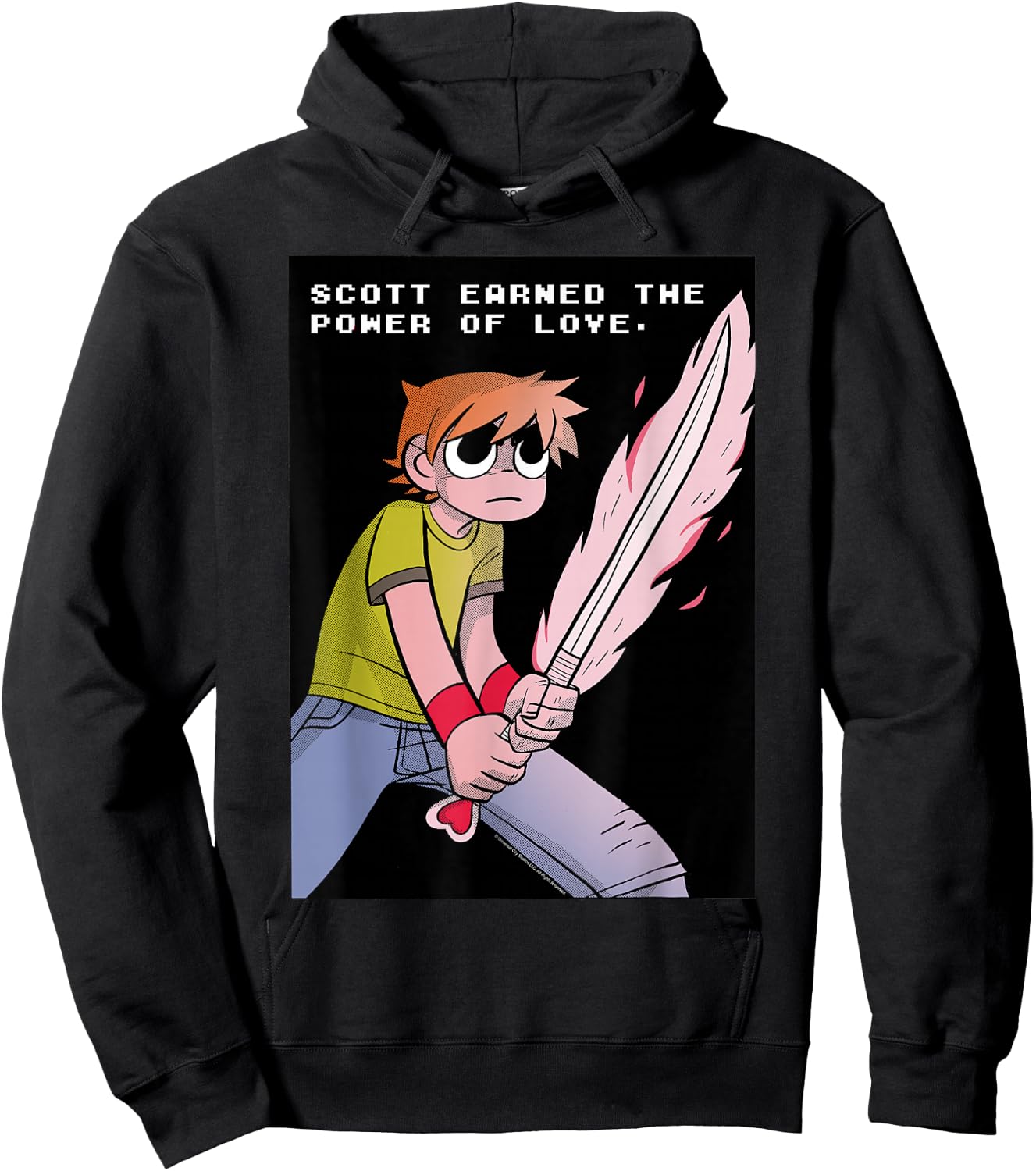 Scott Pilgrim Vs. The World Earned The Power of Love Hoodie - Hoodie | Black