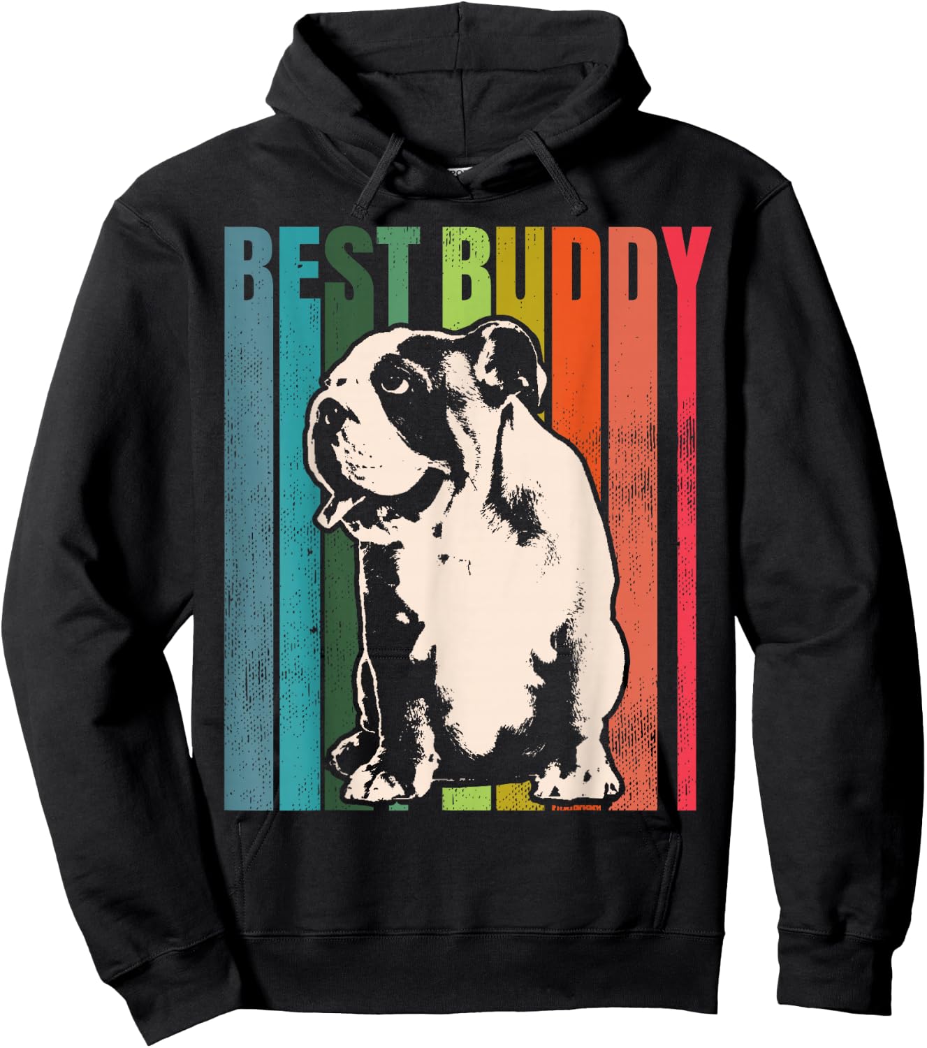 English Bulldog British Bulldog Hoodie - Hoodie | Black