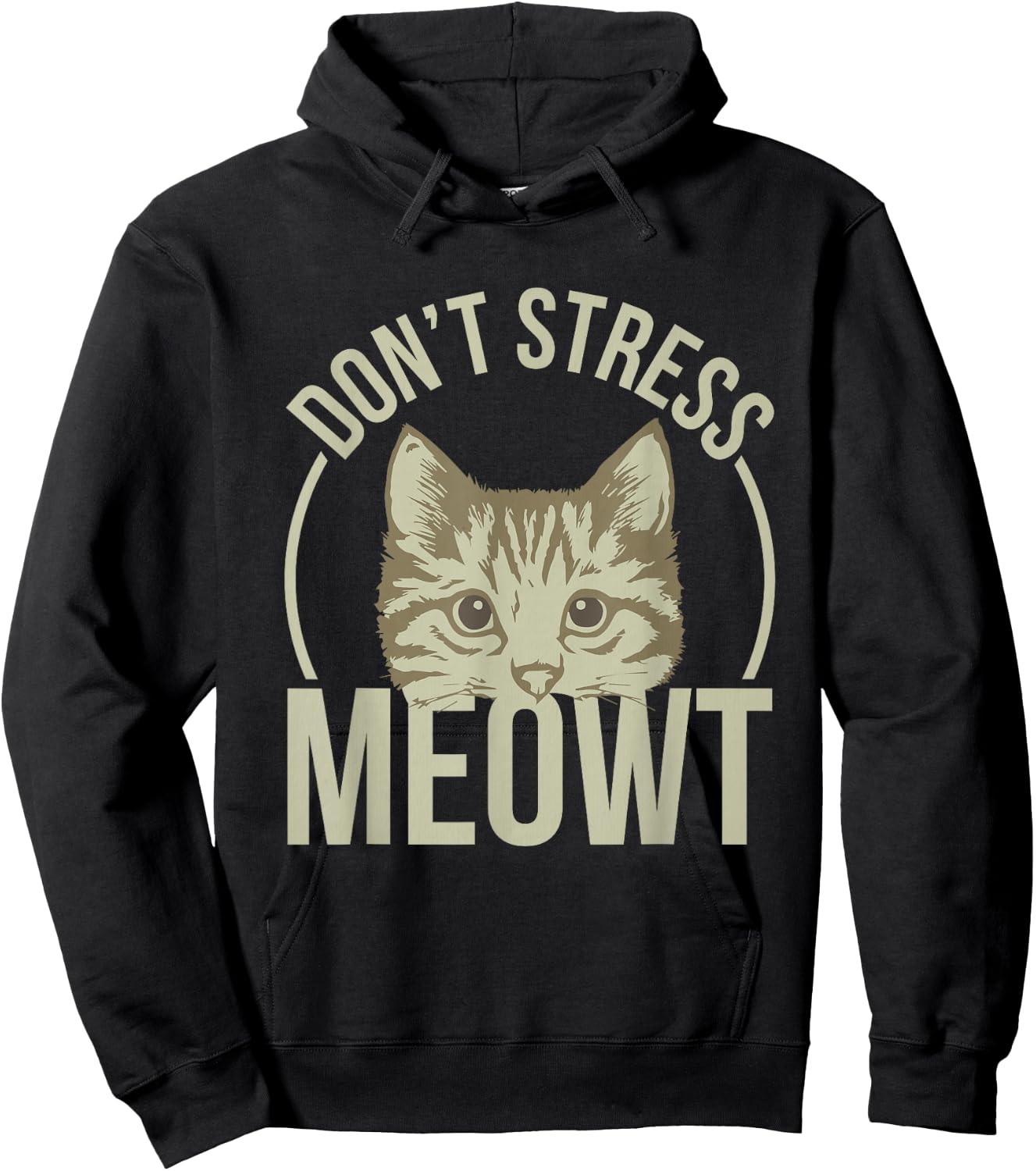 Don't Stress Meowt Hoodie - Hoodie | Black