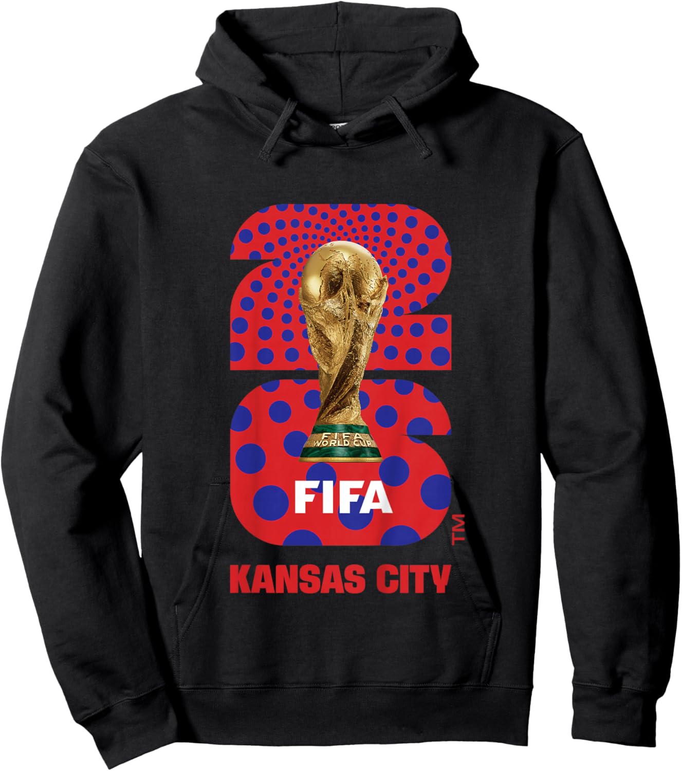 Kids FIFA World CUP26 Kansas City Trophy Color Hoodie - Hoodie | Black