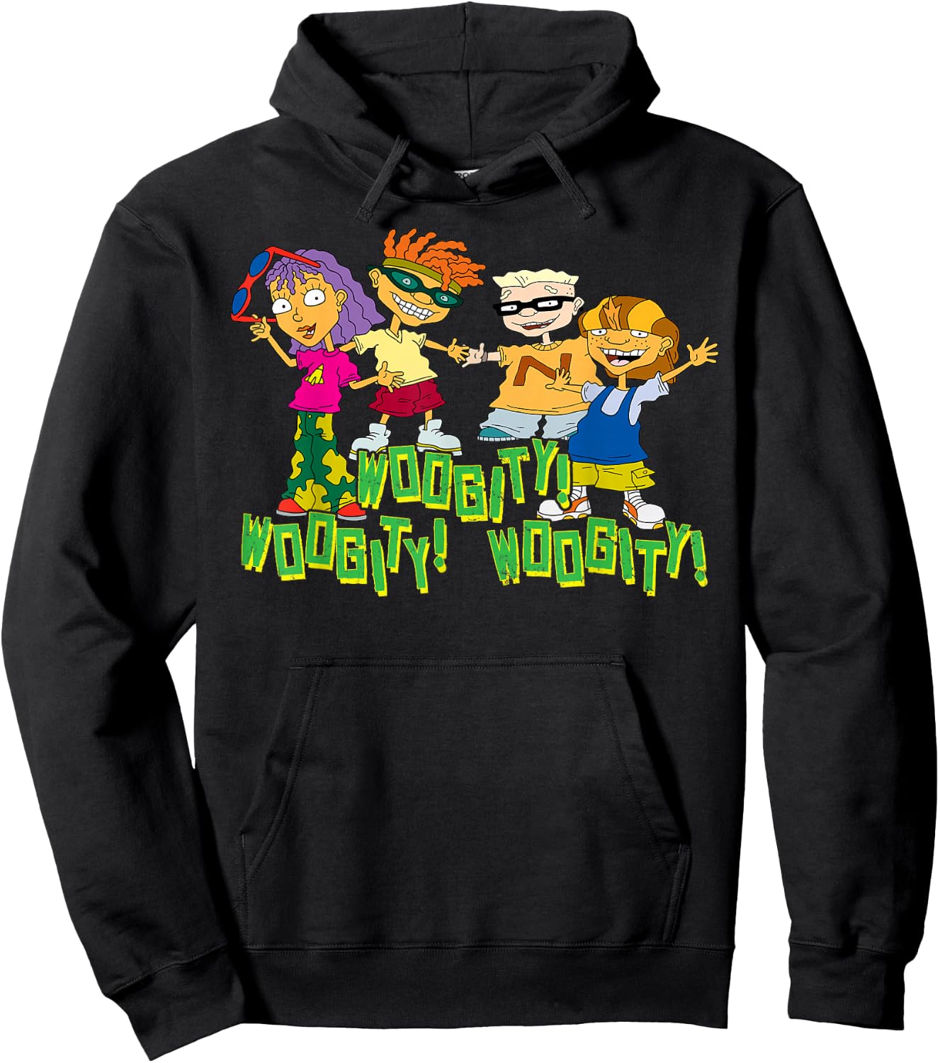Nickelodeon Rocket Power Character Group Woogity Hoodie - Hoodie | Black