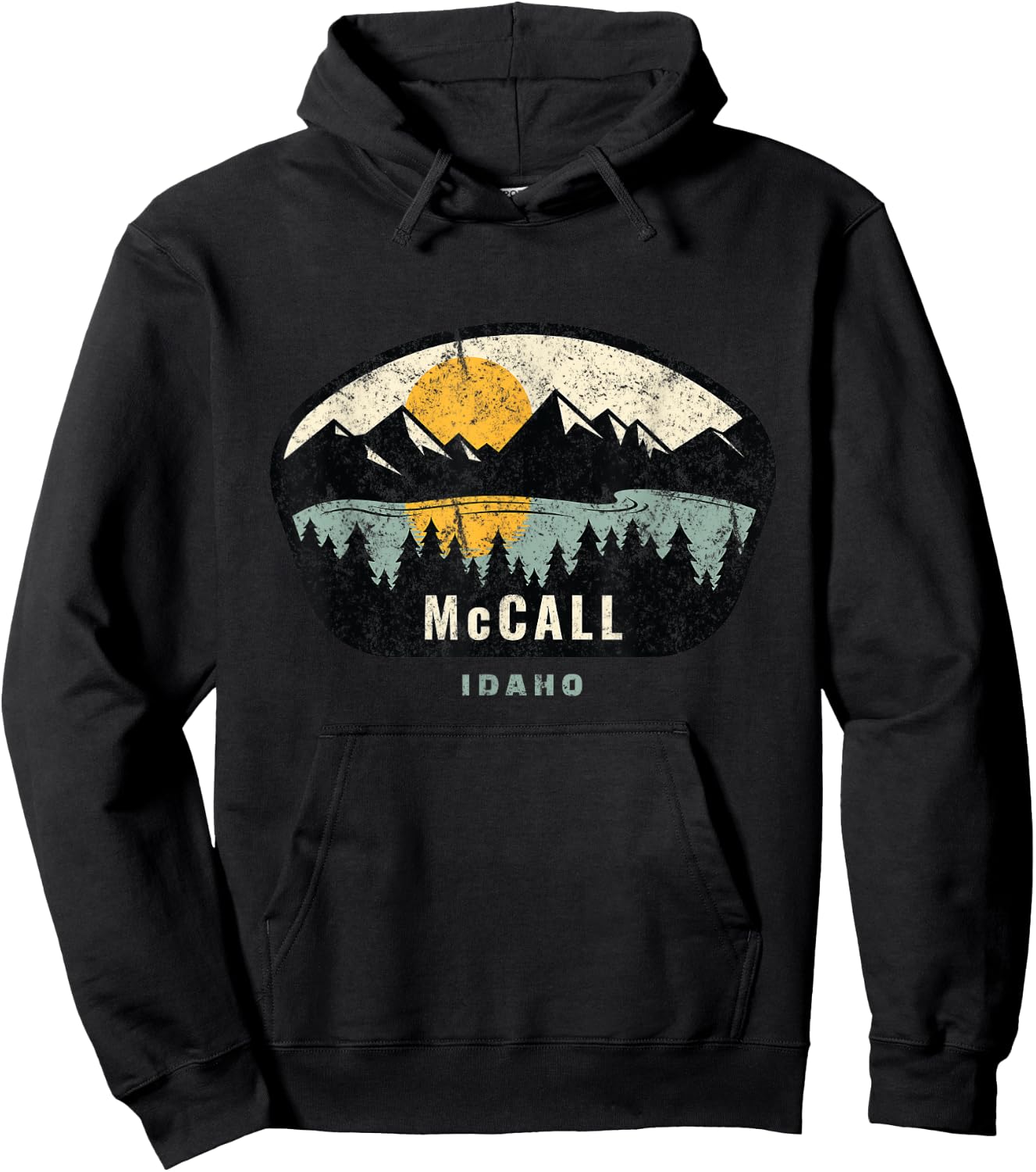 McCall Idaho,ID Vacation Souvenir Hoodie - Hoodie | Black