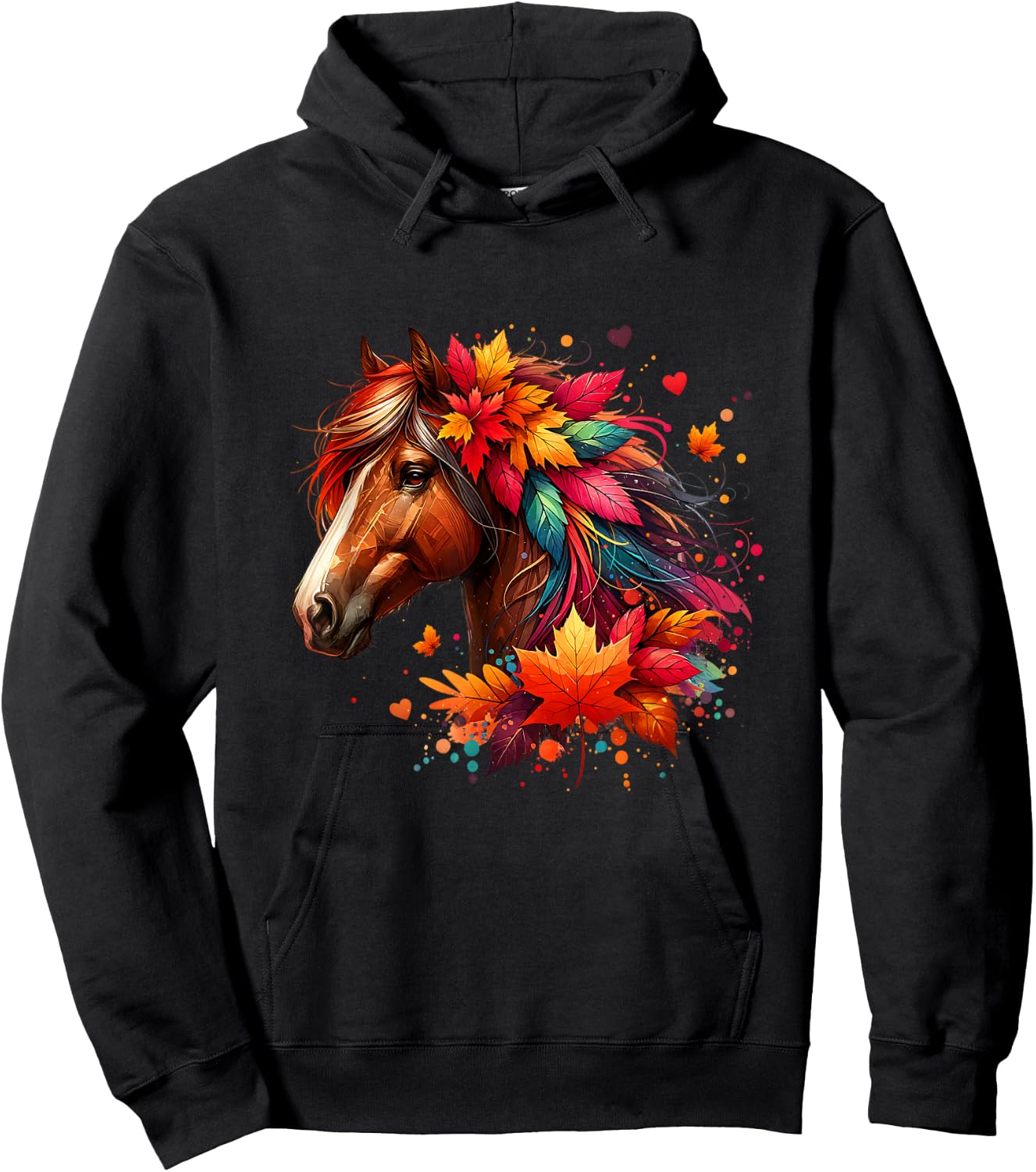 Horse Girl Teens Women Horses Lover Riding Horse Hoodie - Hoodie | Black