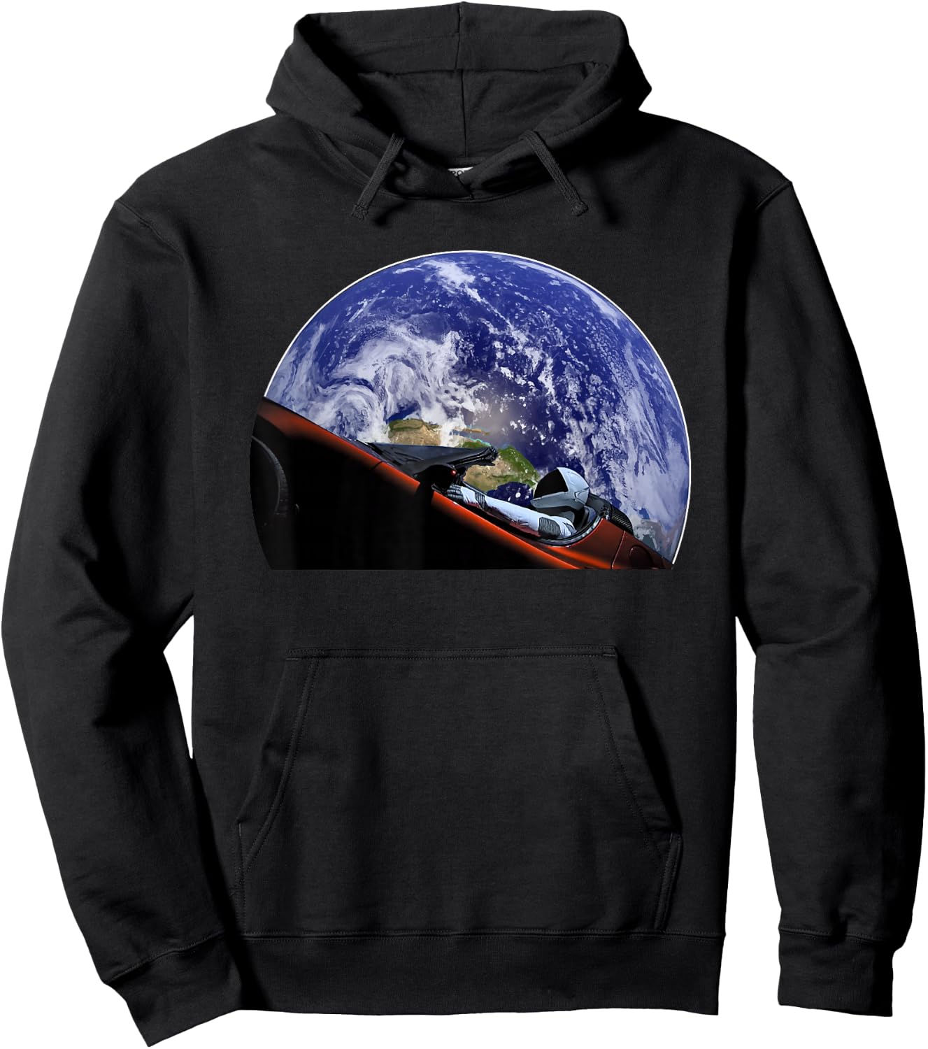 Starman Space and Mars Exploration T Shirt Hoodie - Hoodie | Black