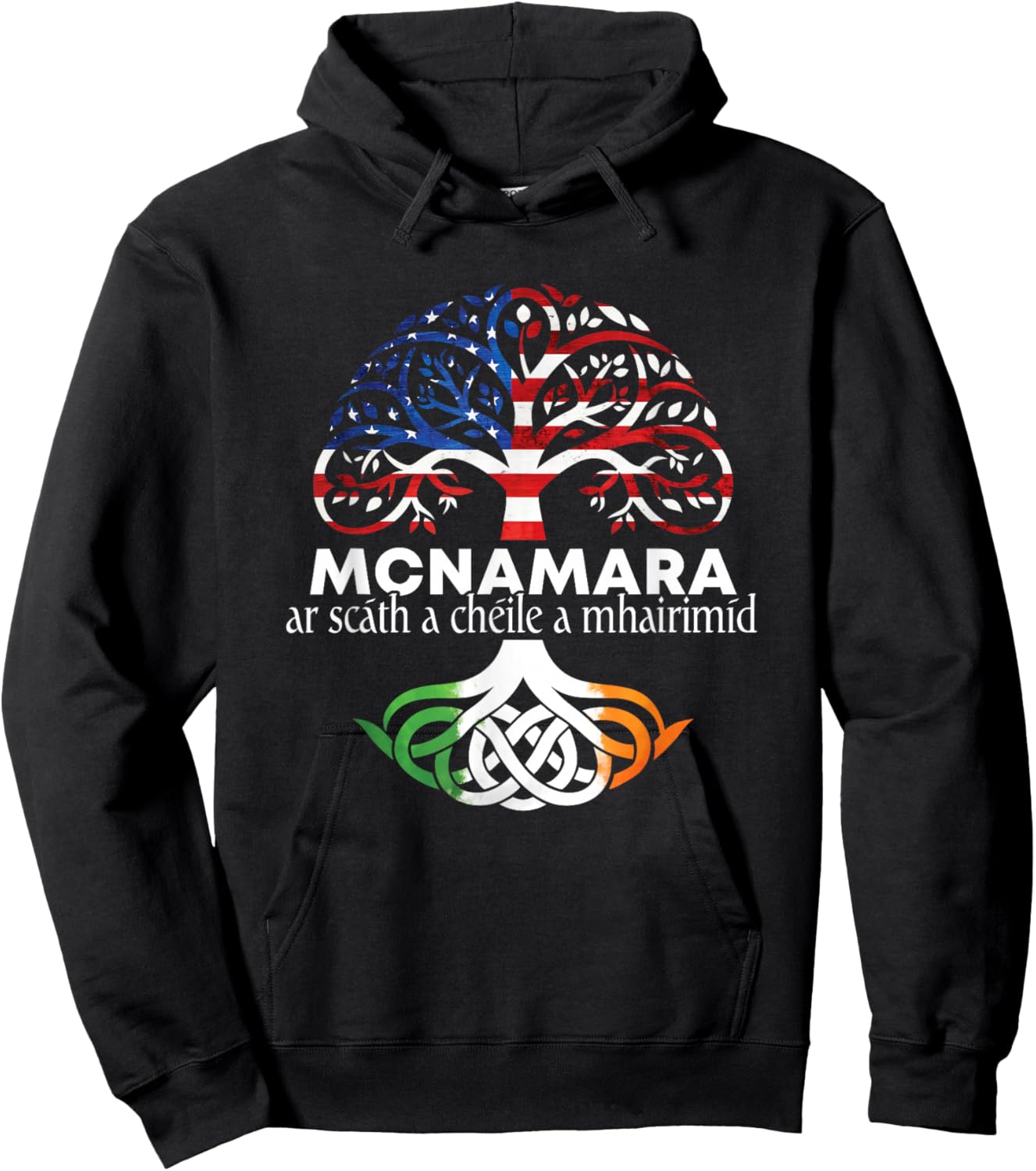 McNamara Irish Family Name Celtic Irish Roots Hoodie - Hoodie | Black