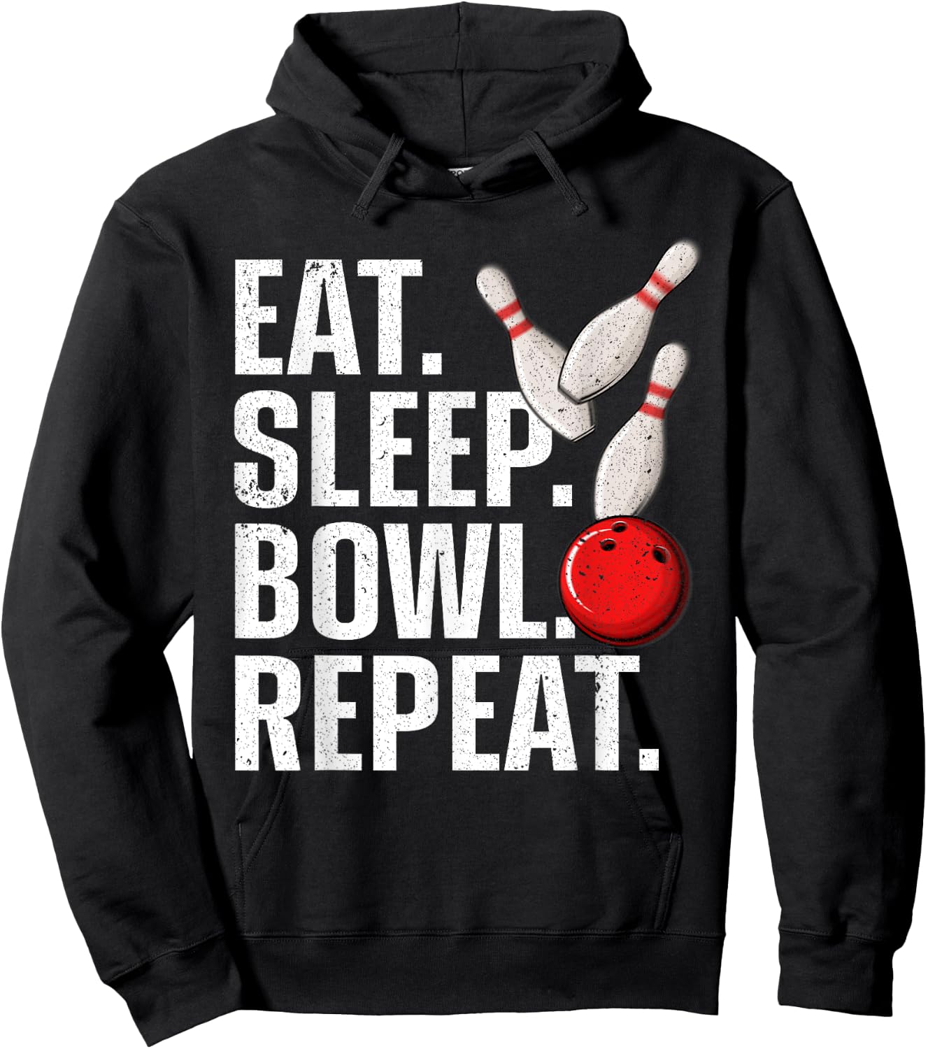 Cool Bowling Novelty Women Bowling Team Gag Bowler Hoodie - Hoodie | Black
