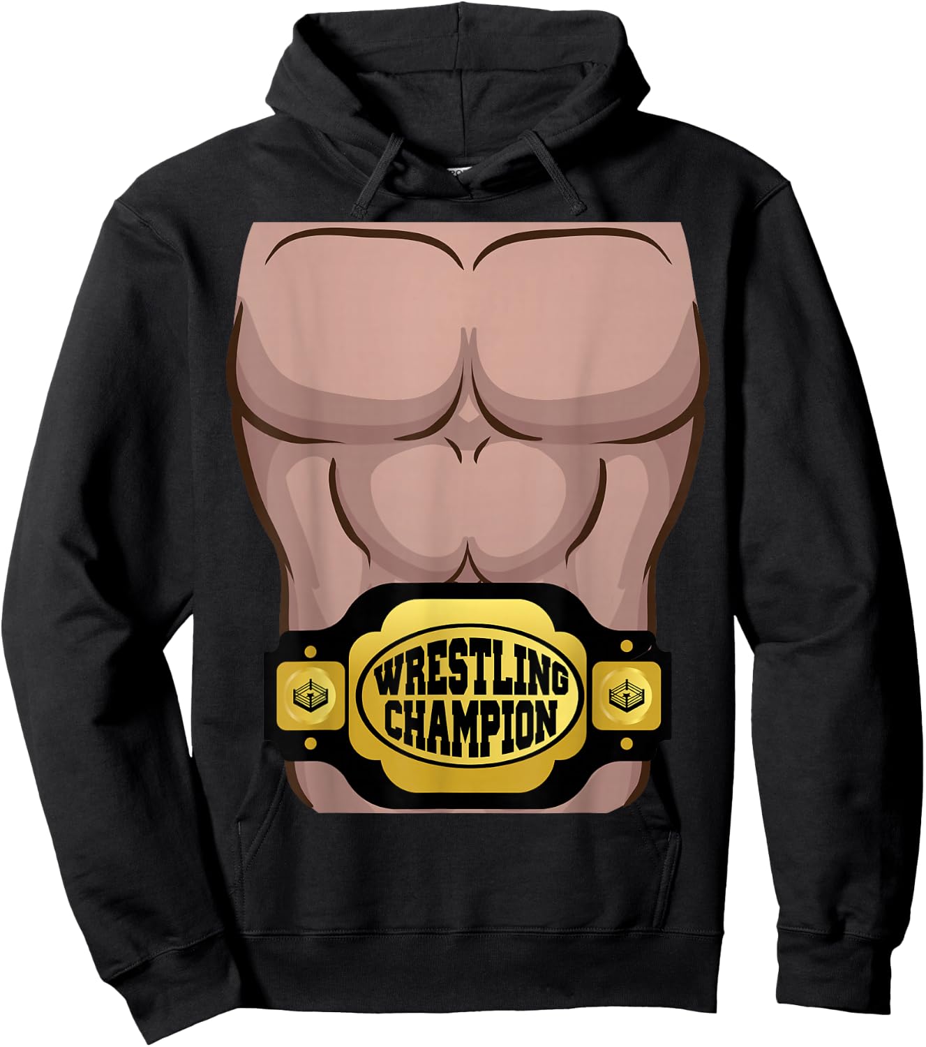 Champion Belt Wrestler Costume Halloween Shirt Kids Adult Hoodie - Hoodie | Black