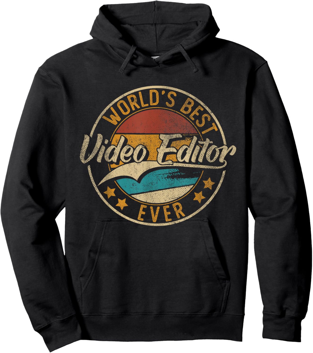 Worlds Best Video Editor | Video Editing Hoodie - Hoodie | Black