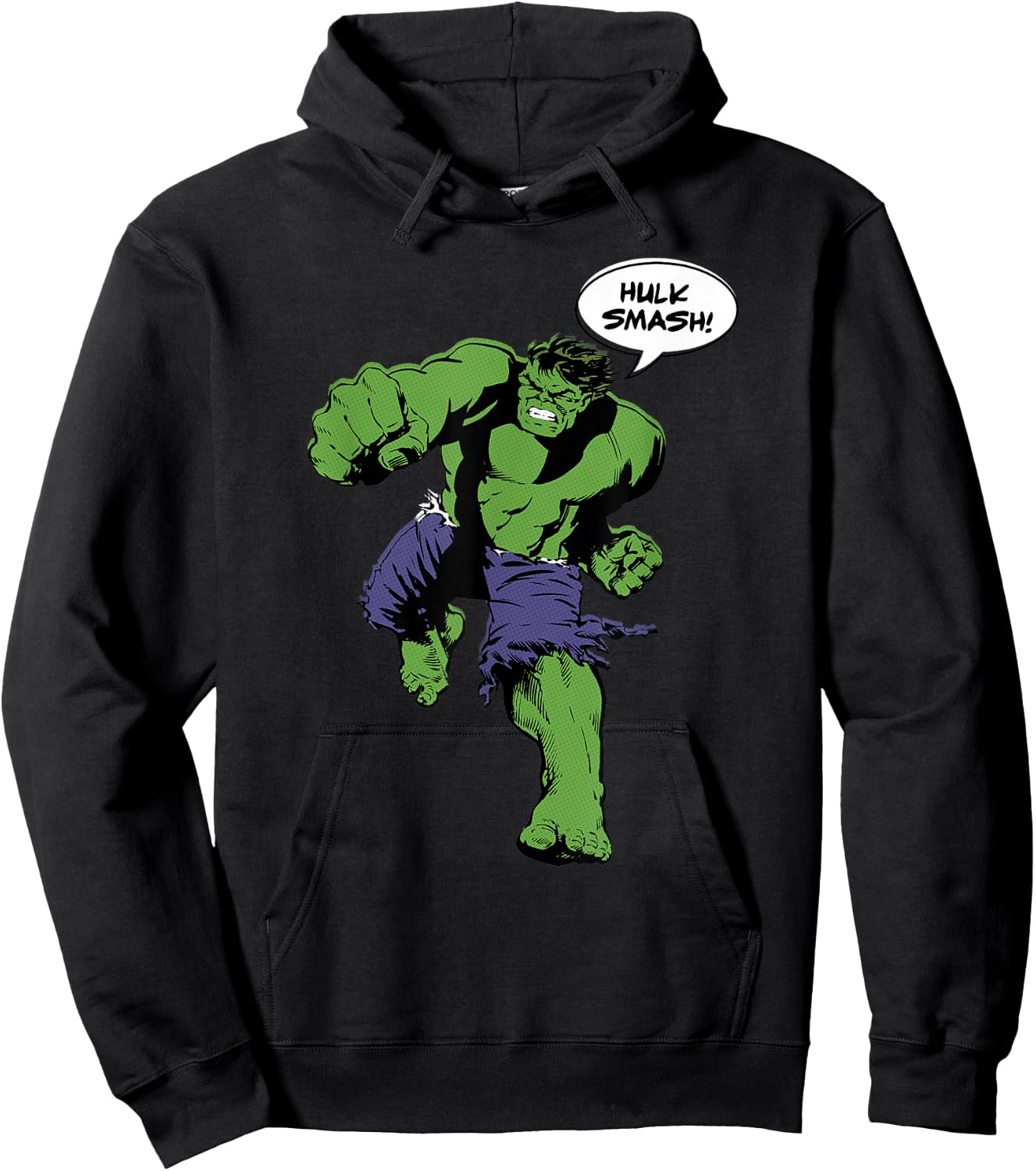 Marvel Comics Hulk Smash Graphic Hoodie - Hoodie | Black