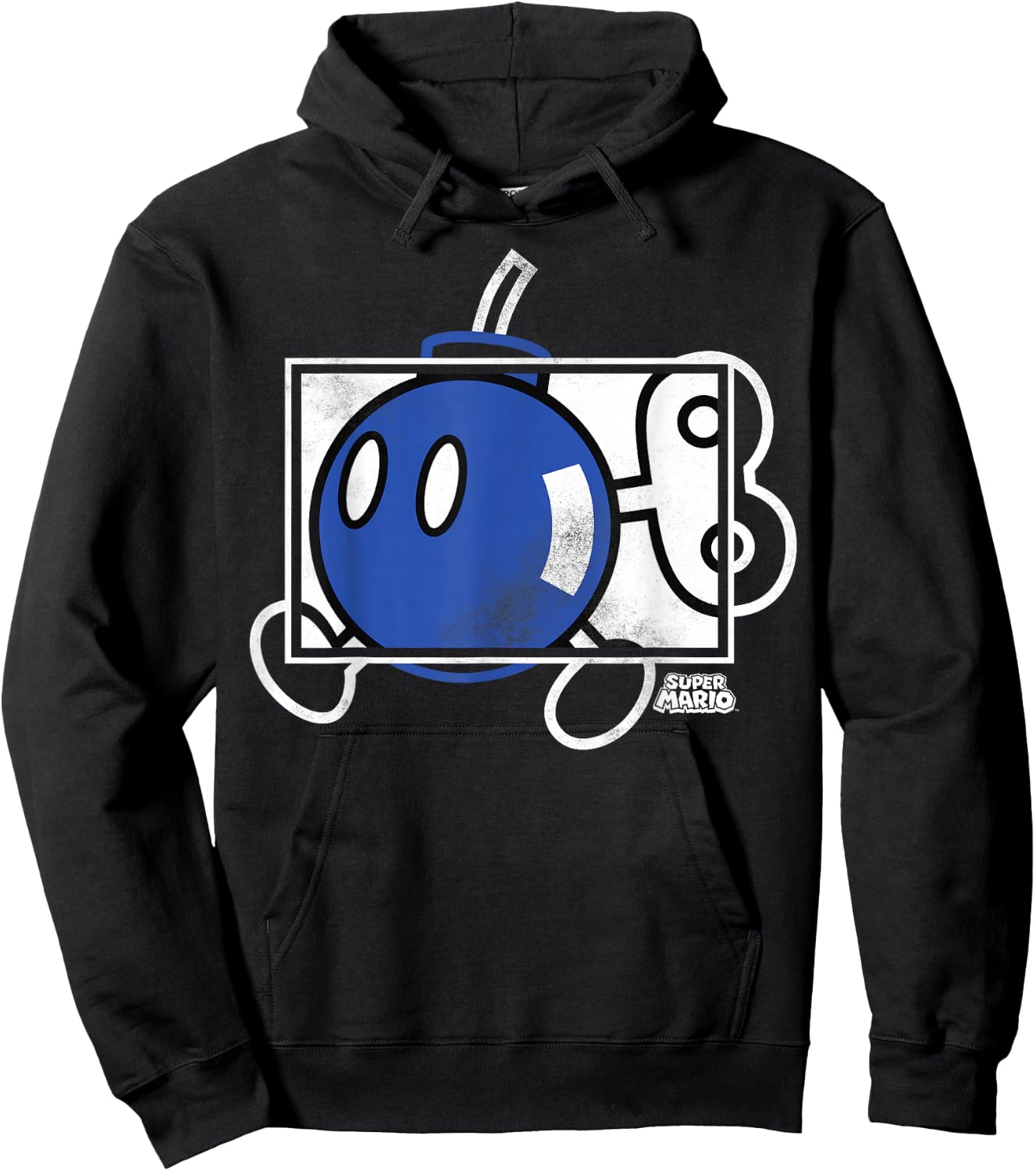 Nintendo Super Mario Bob-Omb X-Ray Graphic Hoodie - Hoodie | Black