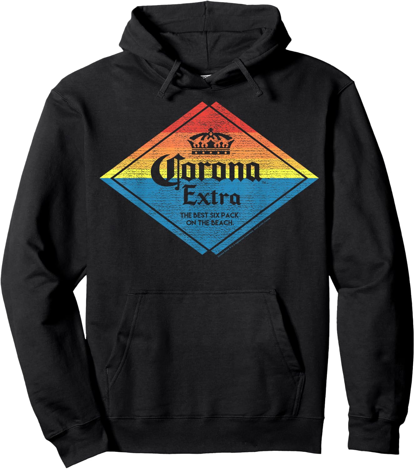 Officially Licensed Corona Extra Beach Triangle Hoodie - Hoodie | Black