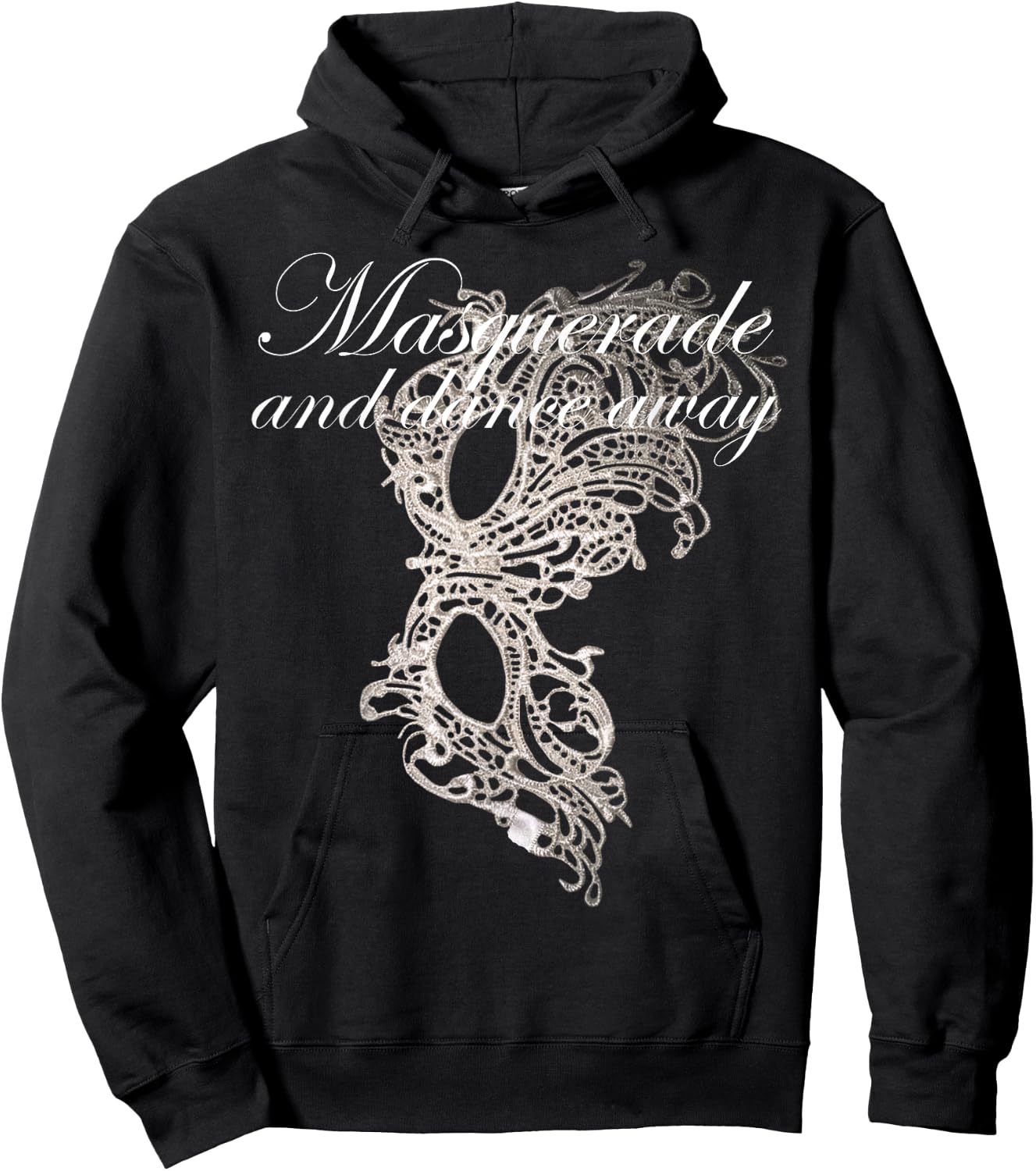 Masquerade mask Hoodie - Hoodie | Black