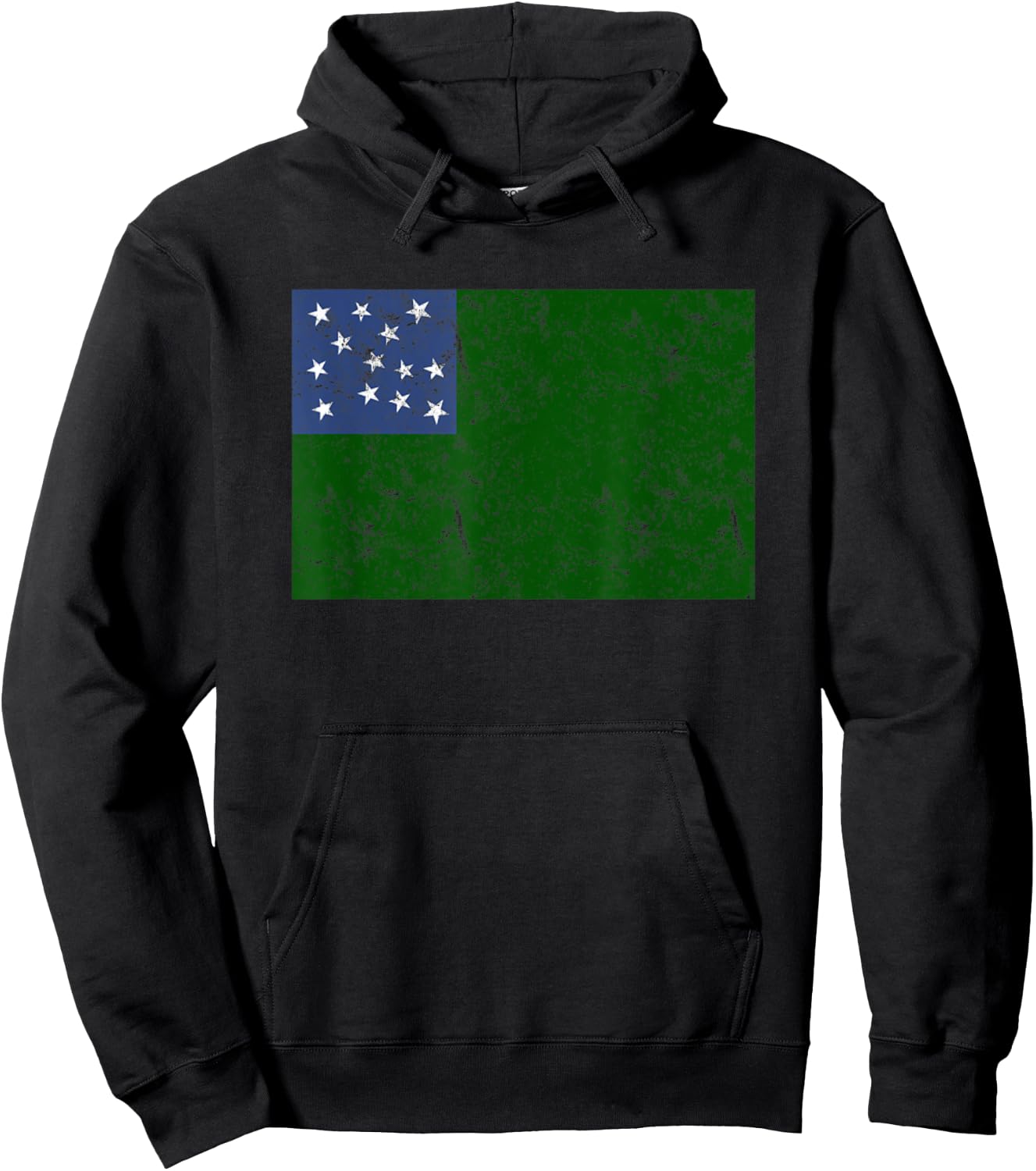 Green Mountain Boys Vermont Republic Flag USA Hoodie - Hoodie | Black