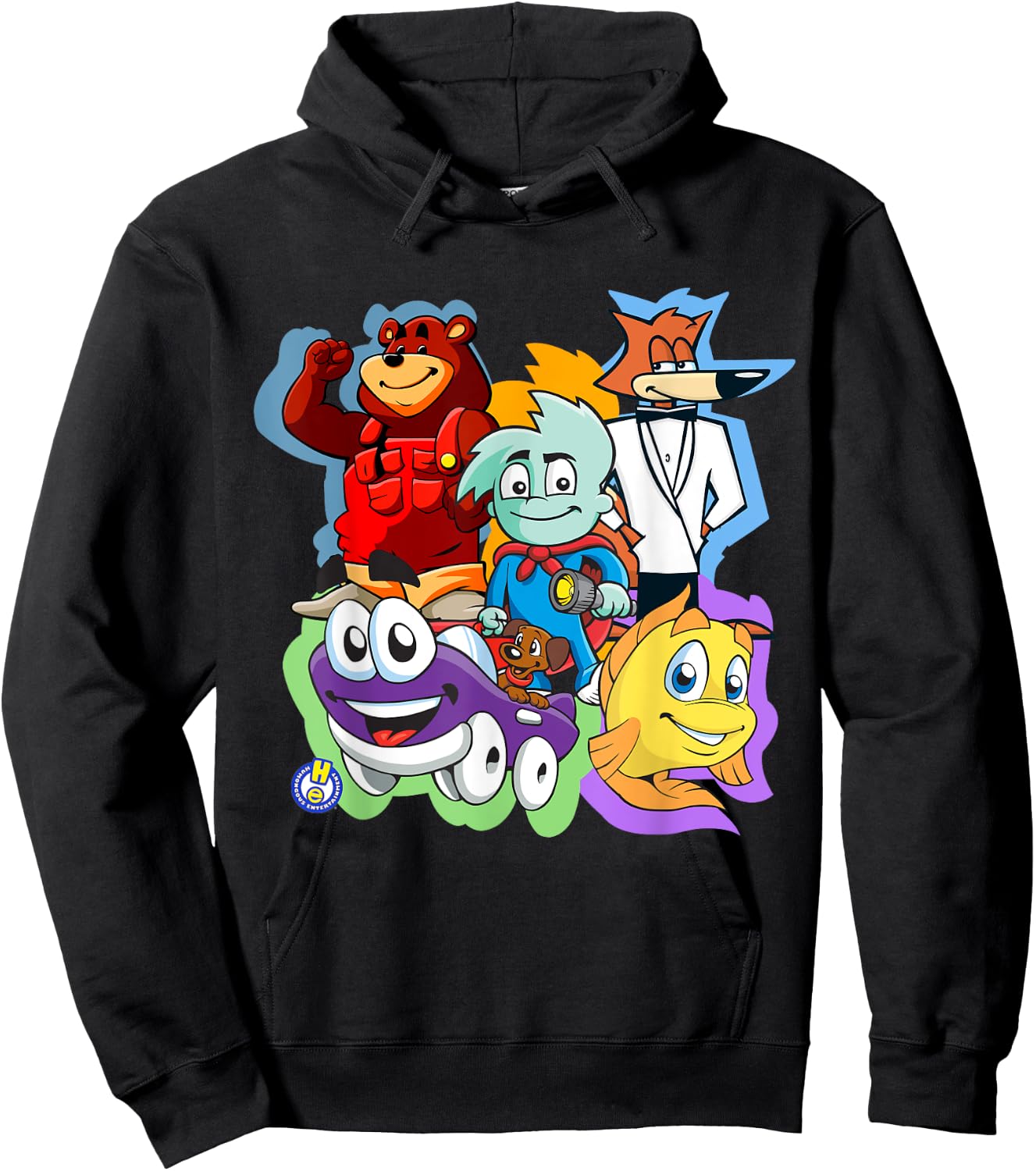 Humongous Entertainment: Humongous All-Stars Hoodie - Hoodie | Black