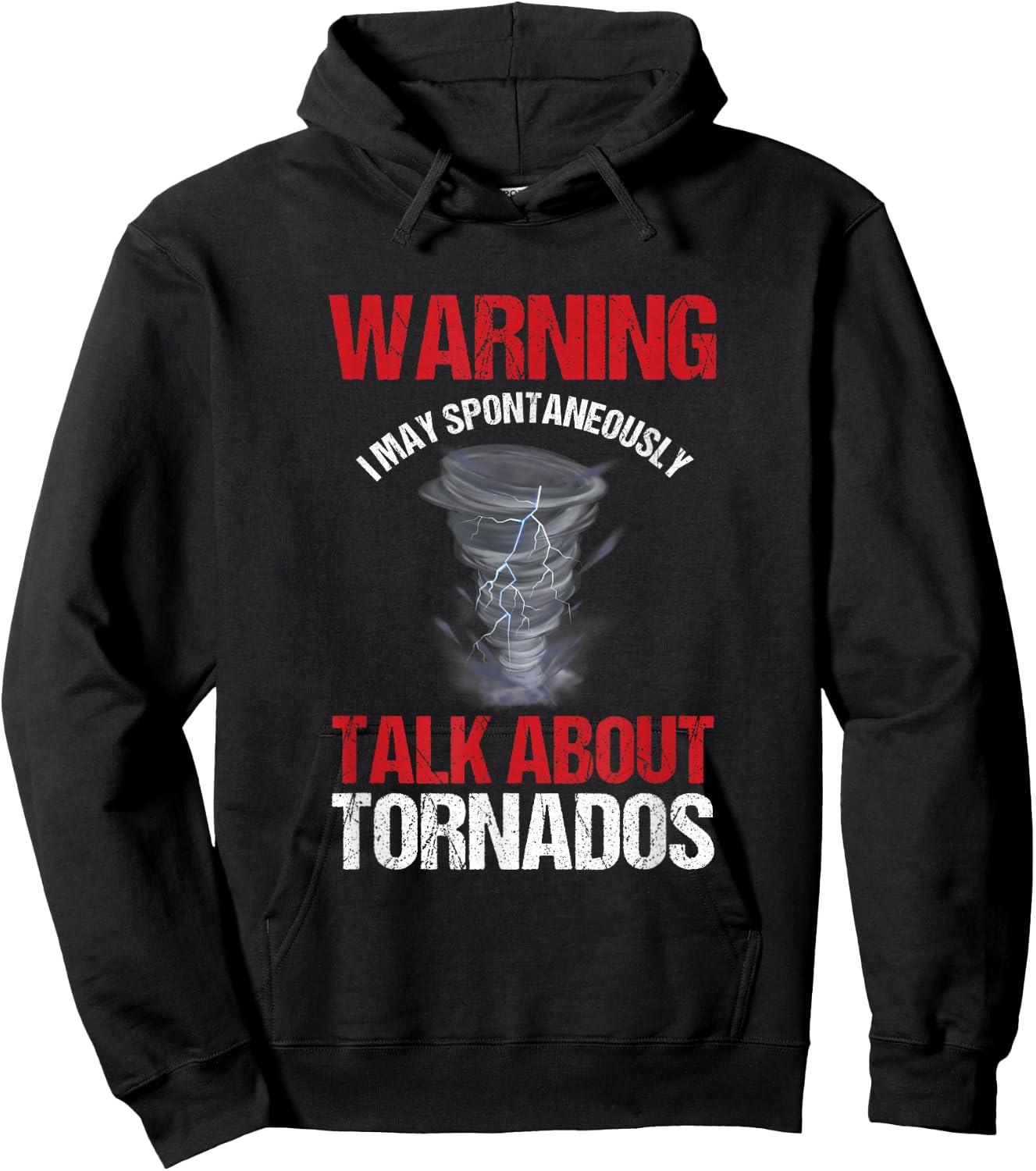 Storm Chaser Weather Forecaster Meteorologist Tornadoes Hoodie - Hoodie | Black
