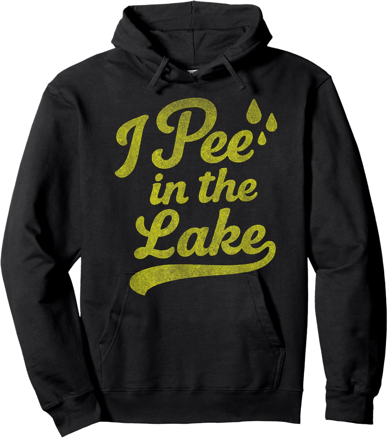 I Pee in THE Lake Funny Summer Vacation Boating Swimming Hoodie - Hoodie | Black