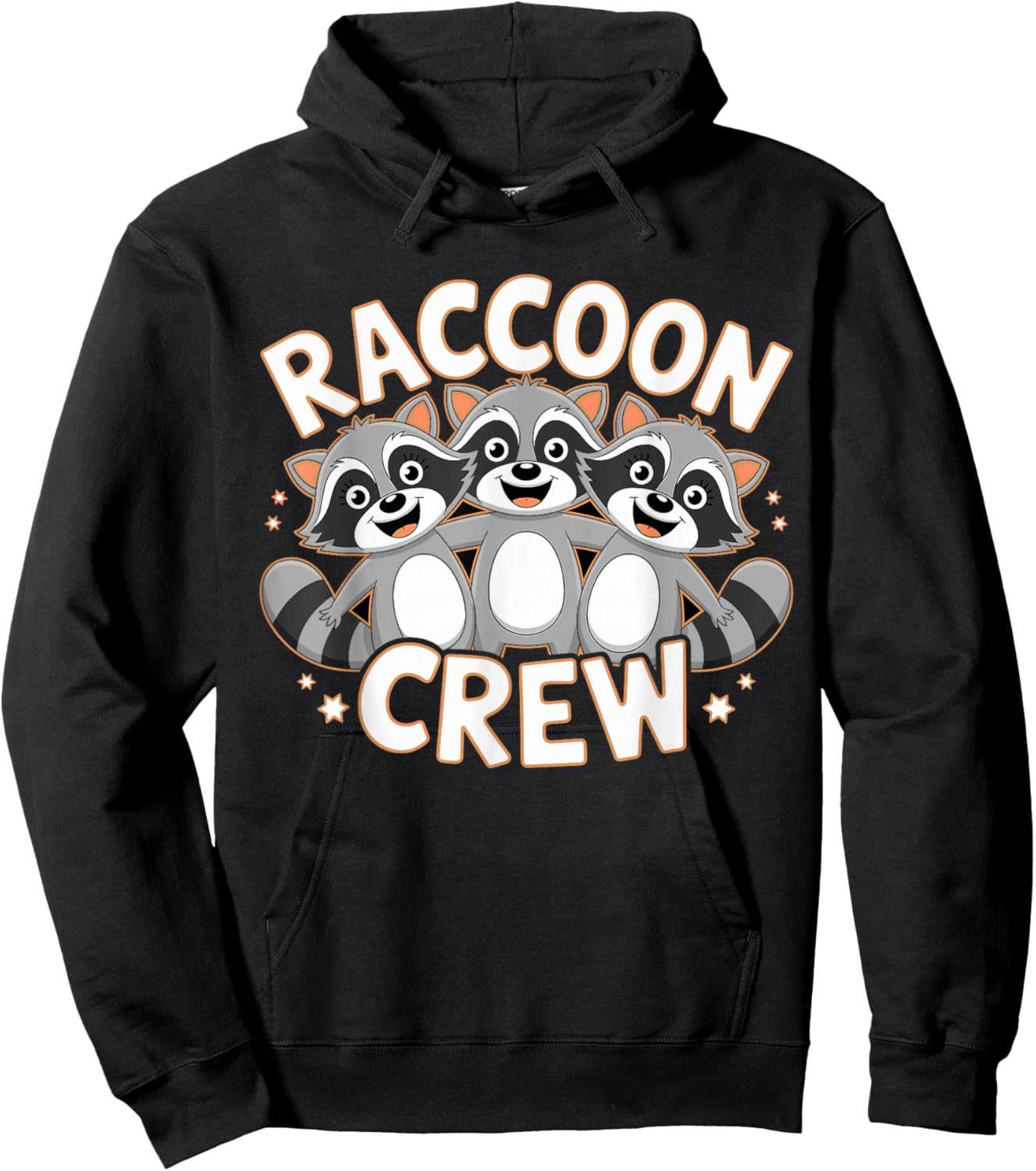 Raccoon Crew | Raccoons Product Raccoon Lover Stuff Raccoon Hoodie - Hoodie | Black
