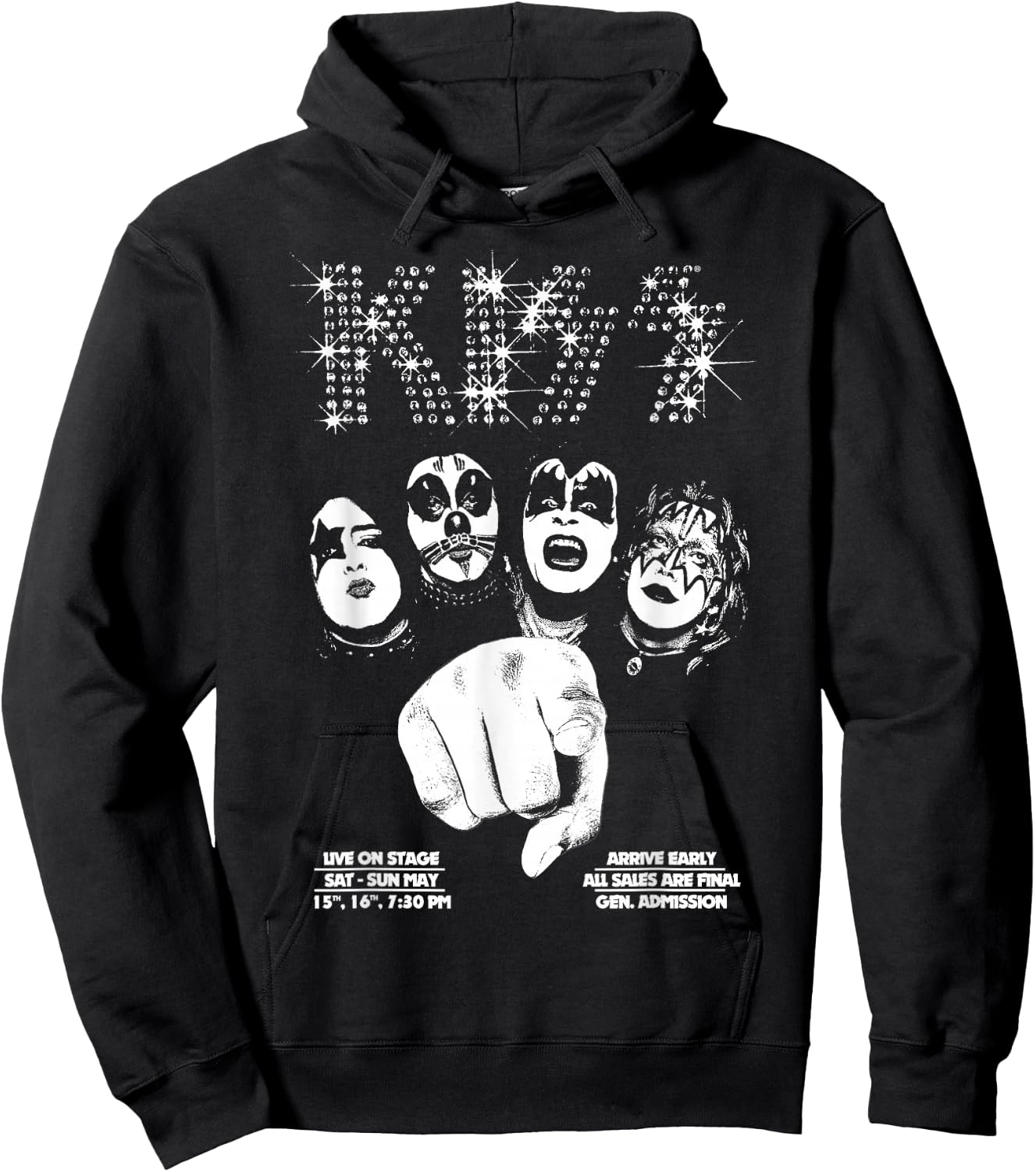KISS - We Want You Hoodie - Hoodie | Black