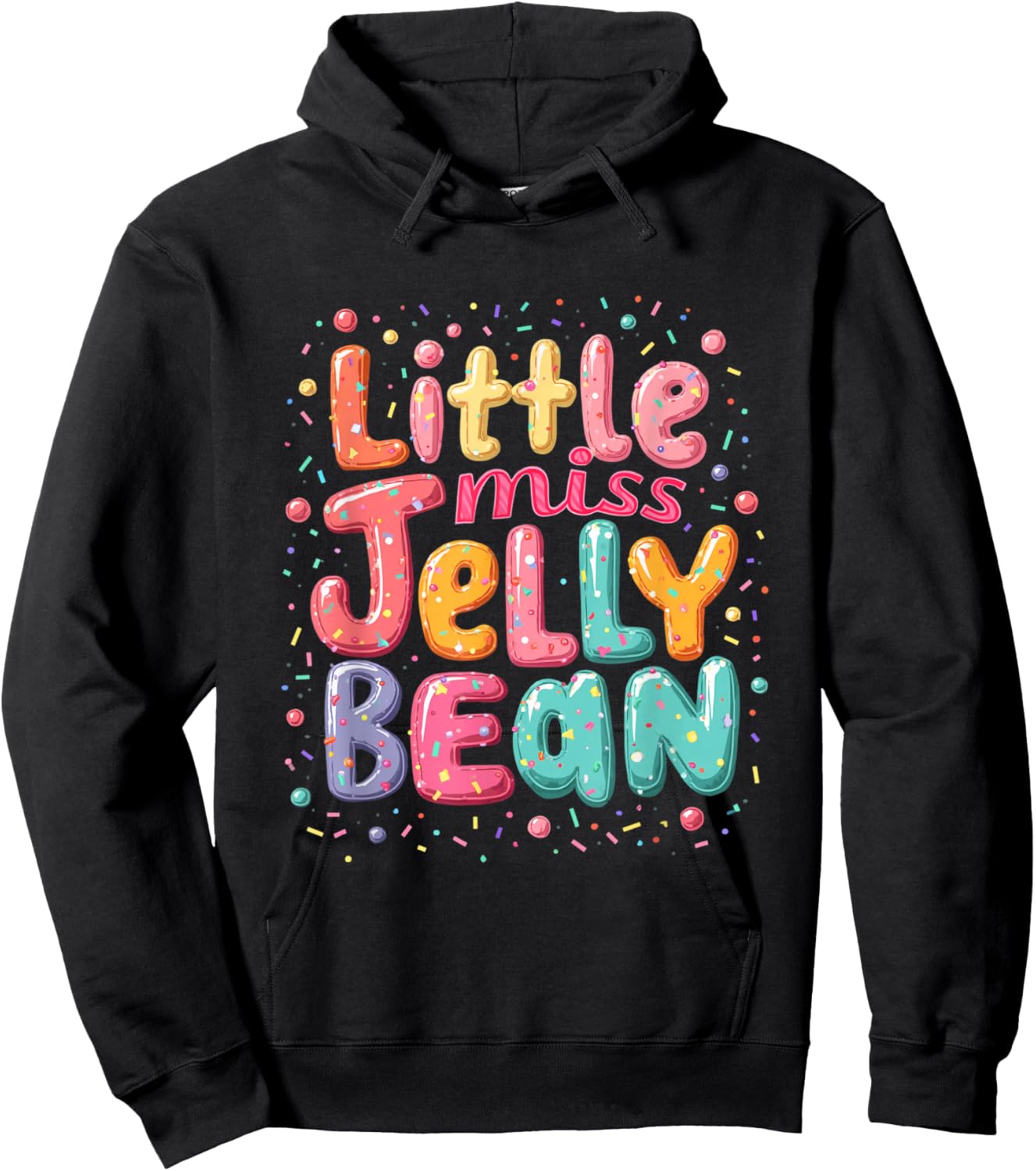 Little Miss Jelly Bean Hoodie - Hoodie | Black