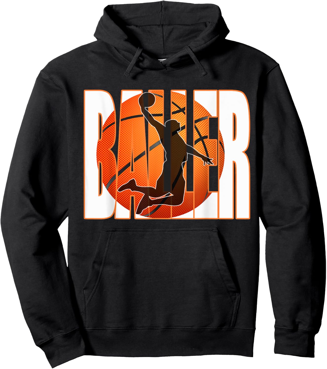 Men's Basketball Baller Shirt for Boys Or Teens Hoodie - Hoodie | Black