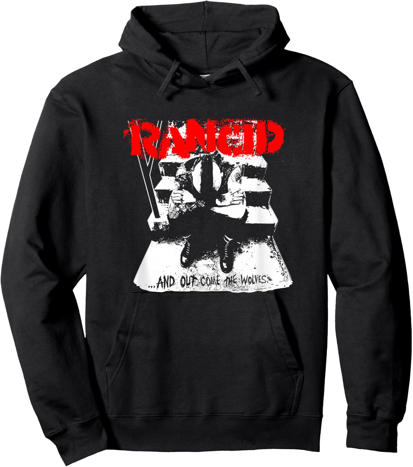 Rancid - Official Merchandise - And Out Come The Wolves Hoodie - Hoodie | Black