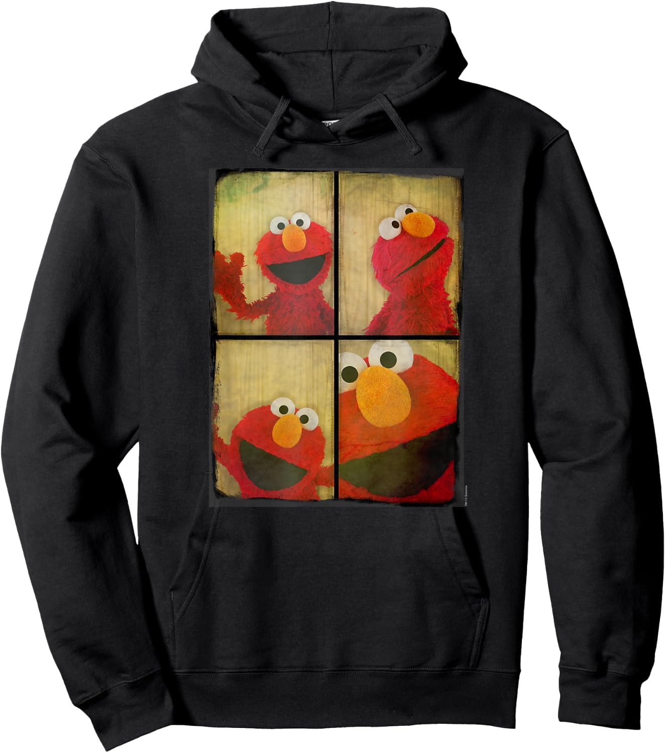 Sesame Street Photo Booth Elmo Hoodie - Hoodie | Black